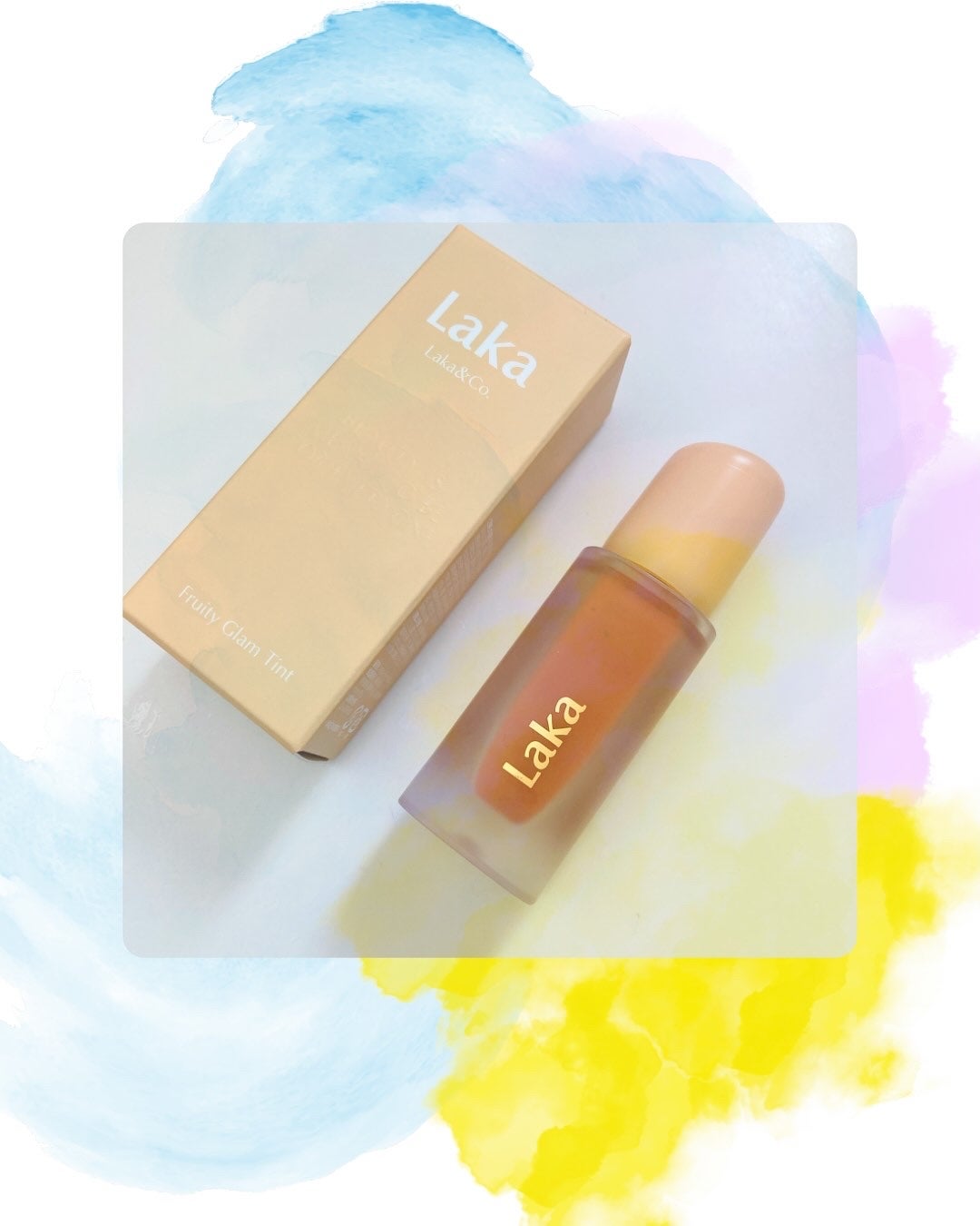 フルーティーグラムティント/Laka/リップティントを使ったクチコミ(2枚目)