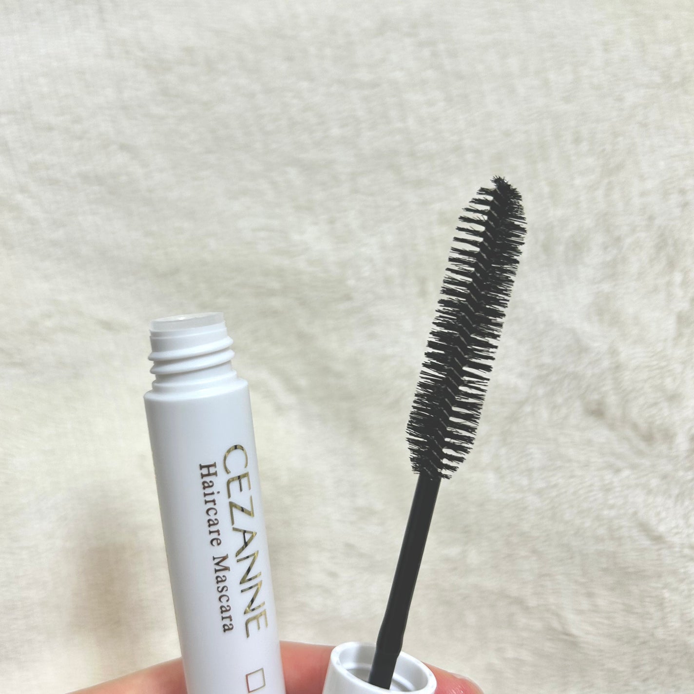 ヘアケアマスカラ/CEZANNE/ヘアジェルを使ったクチコミ(2枚目)