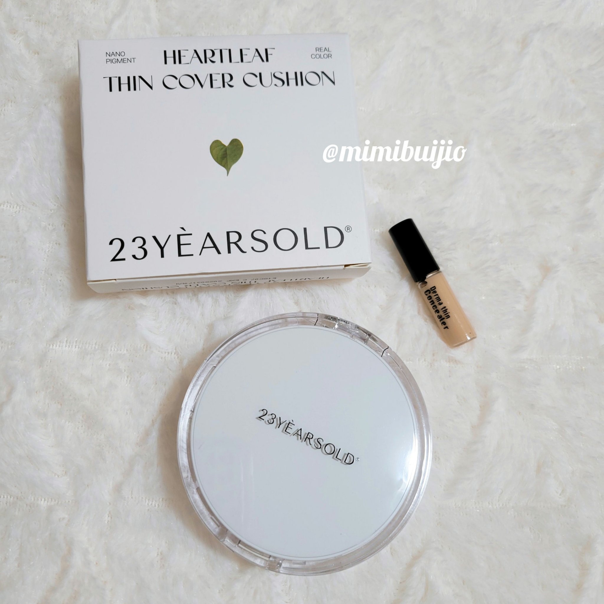 ハートリーフシーンカバークッション/23years old/クッションファンデーションを使ったクチコミ（2枚目）