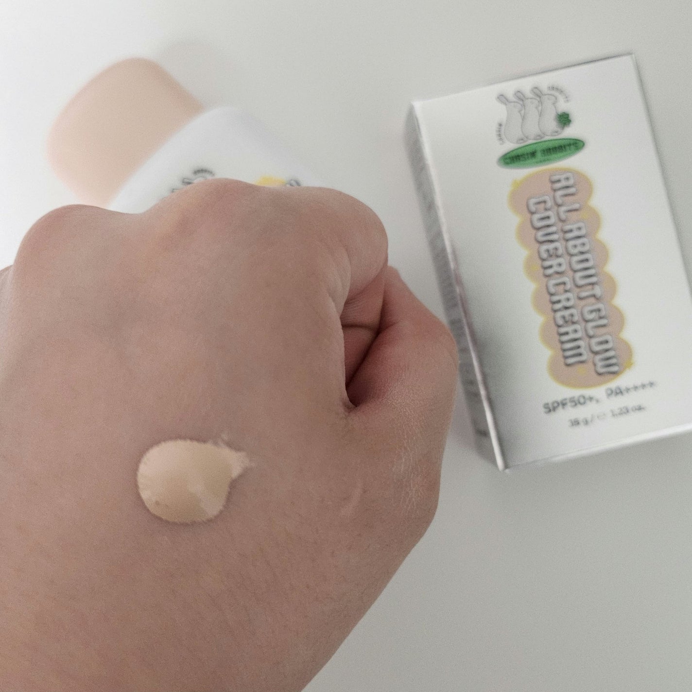 オールアバウトグロウカバークリーム/CHASIN'RABBITS/日焼け止めクリームを使ったクチコミ(2枚目)