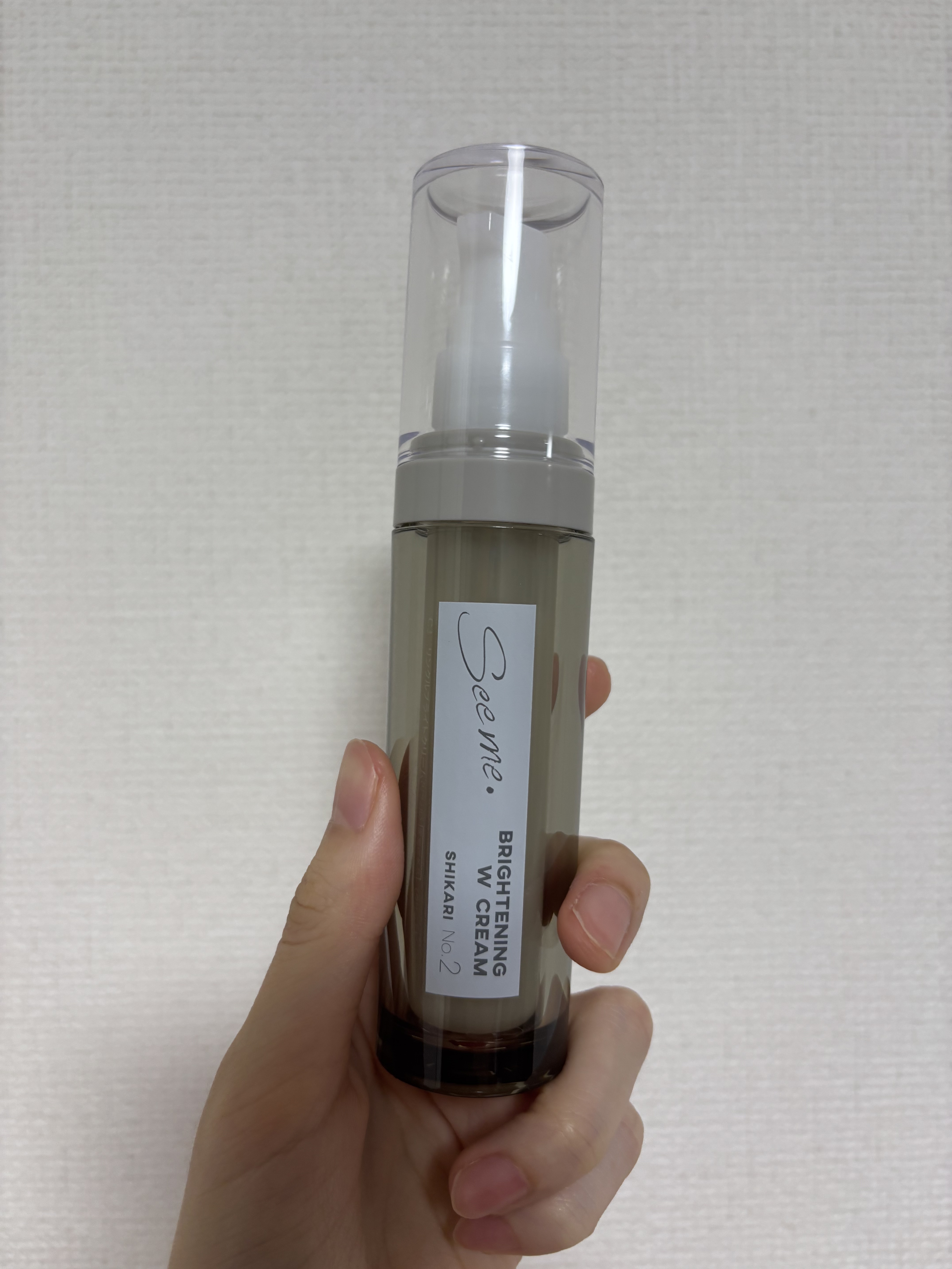 SHIKARI BRIGHTENING W CREAM 本体25g/SHIKARI/フェイスクリームを使ったクチコミ（1枚目）