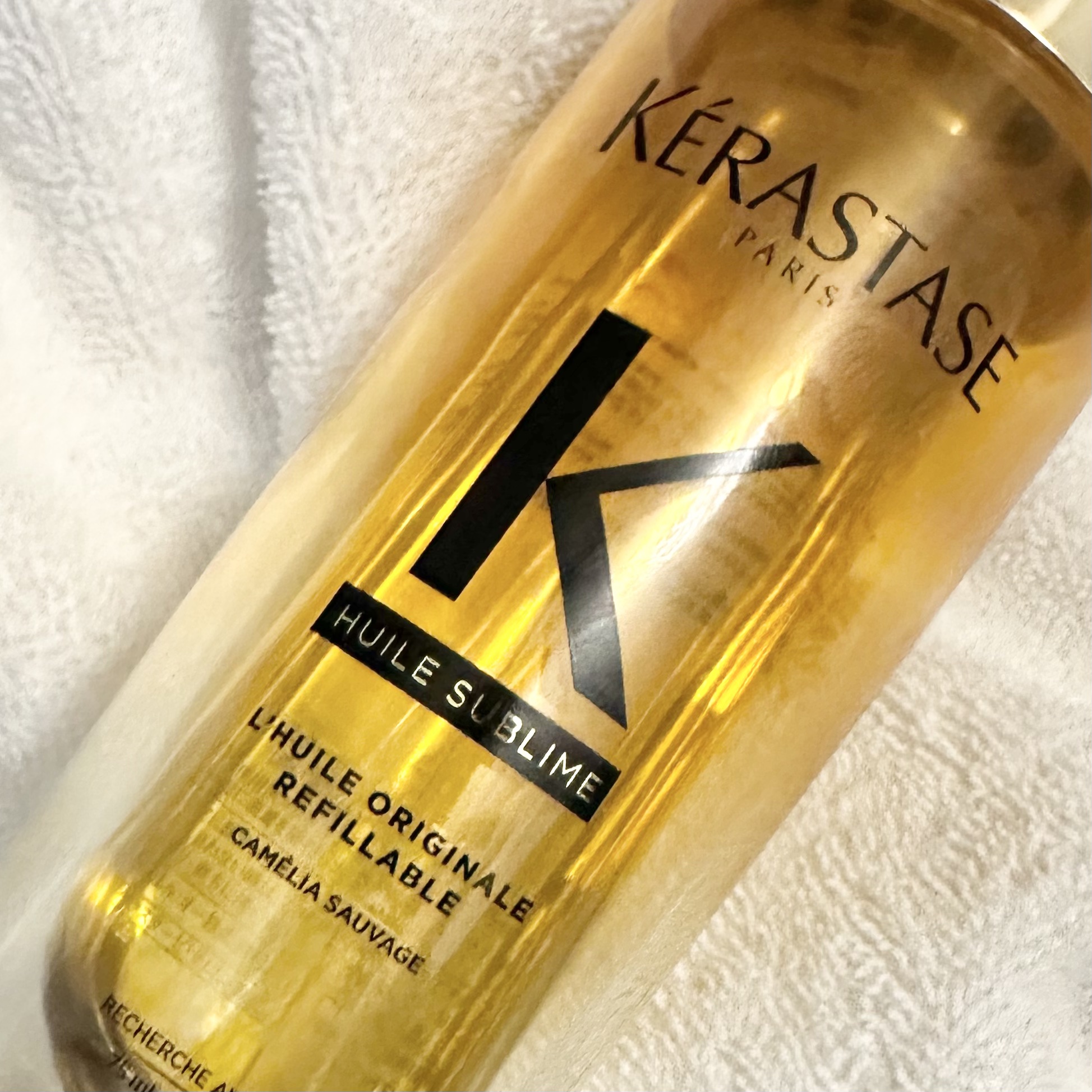 HU ユイルスブリム N 本体（75ml）/ケラスターゼ/ヘアオイルを使ったクチコミ（2枚目）