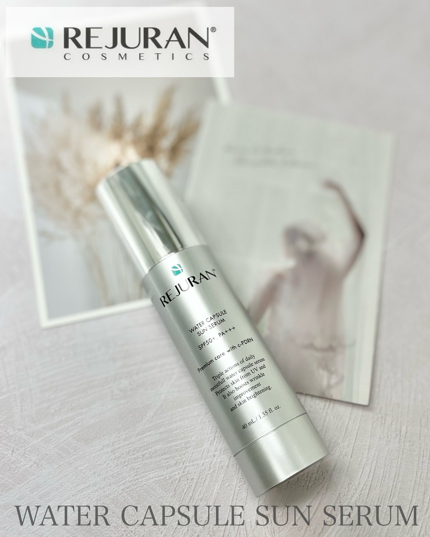 REJURAN ウォーターカプセルUV日焼け止めセラム SPF50+ PA+++ 40ml/REJURAN COSMETICS/日焼け止め・UVケアを使ったクチコミ（1枚目）