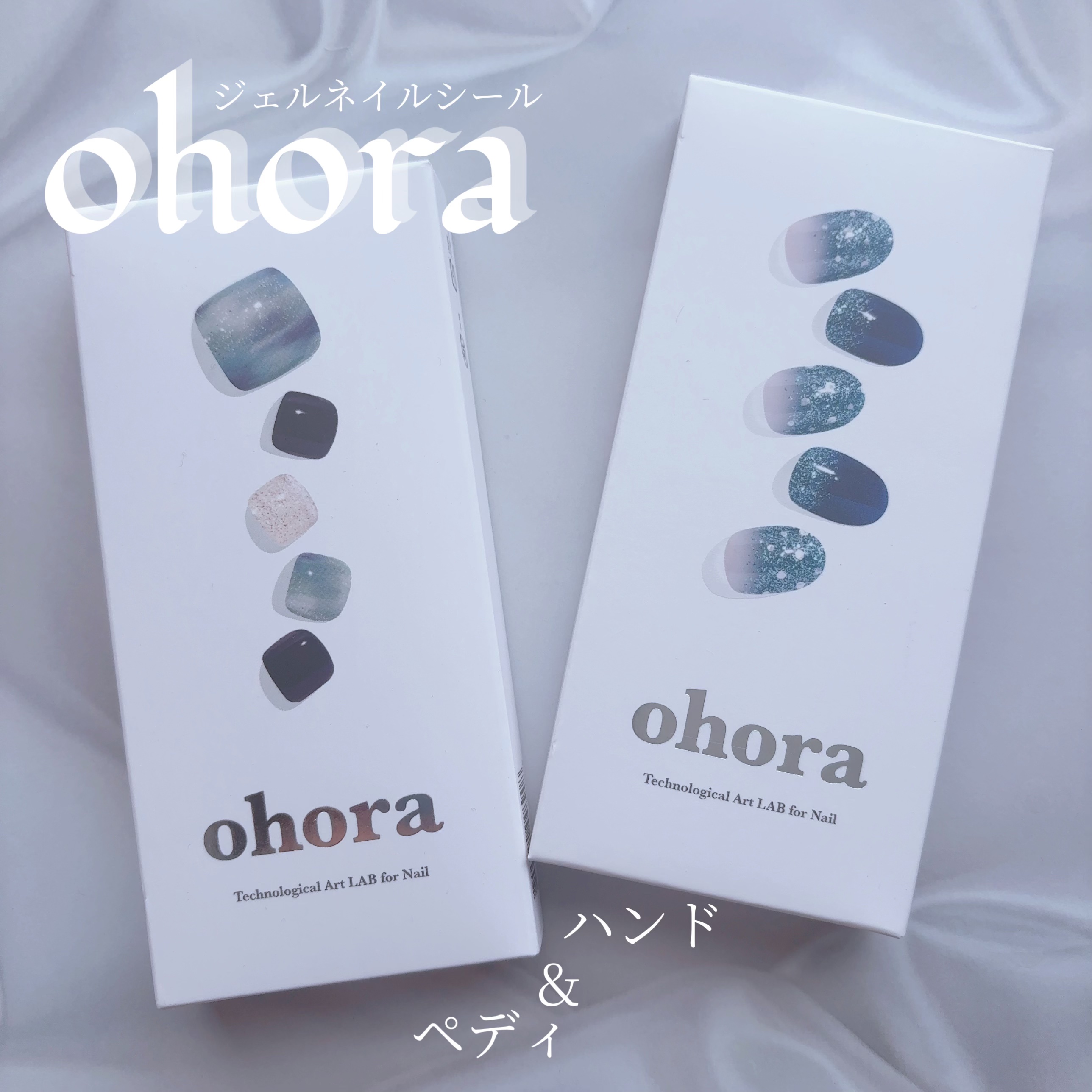 セミキュアジェルネイル(ペディキュア)/ohora/ネイルシールを使ったクチコミ（2枚目）