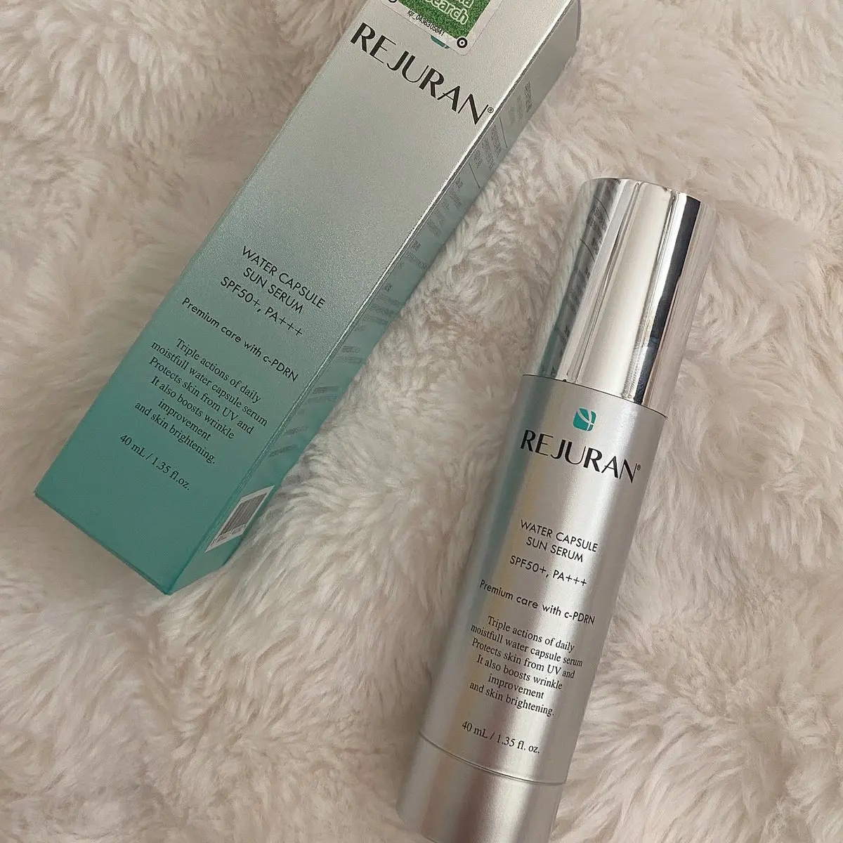 REJURAN ウォーターカプセルUV日焼け止めセラム SPF50+ PA+++ 40ml/REJURAN COSMETICS/日焼け止め・UVケアを使ったクチコミ（1枚目）