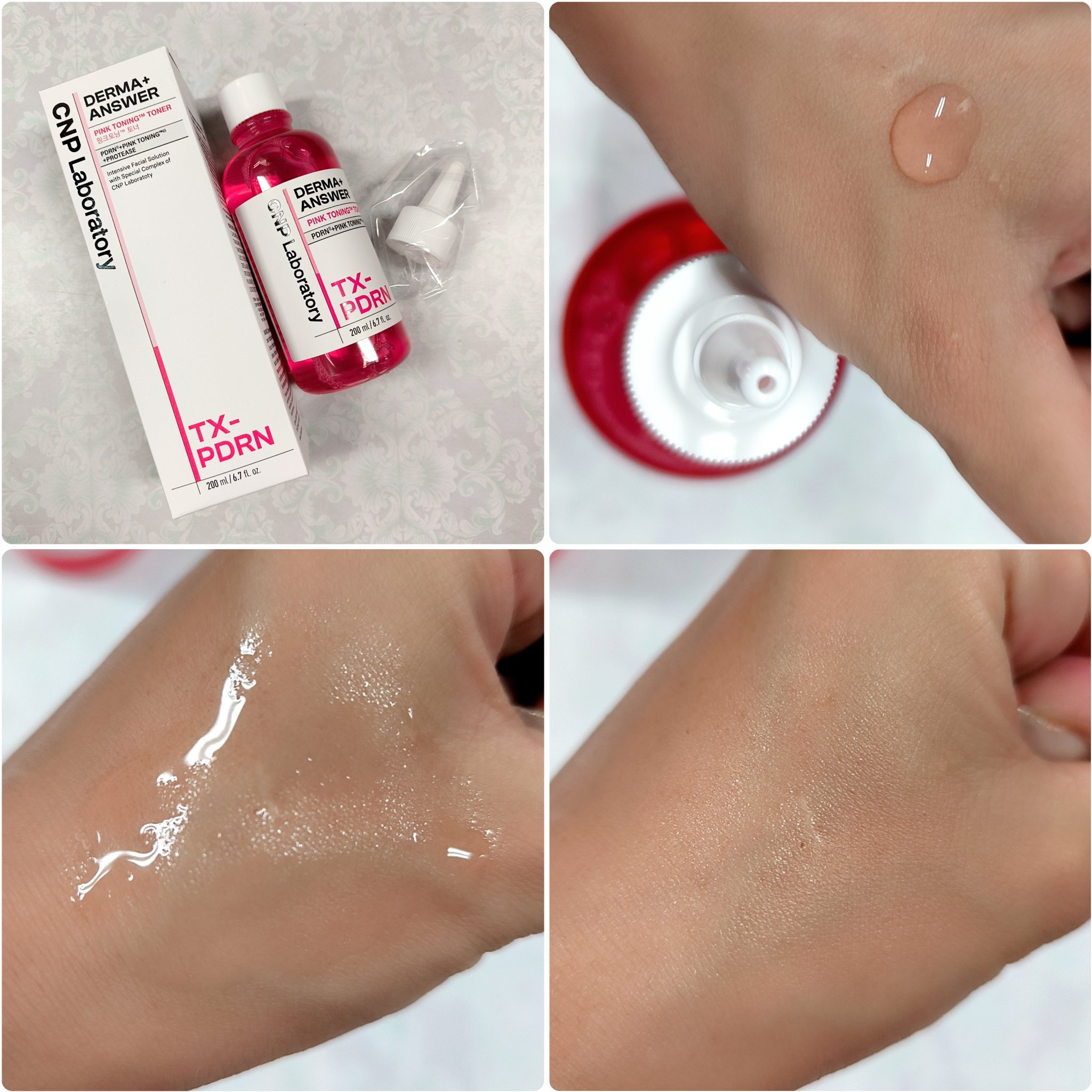 ダーマアンサーピンクトーニングトナー/CNP Laboratory/化粧水を使ったクチコミ（2枚目）