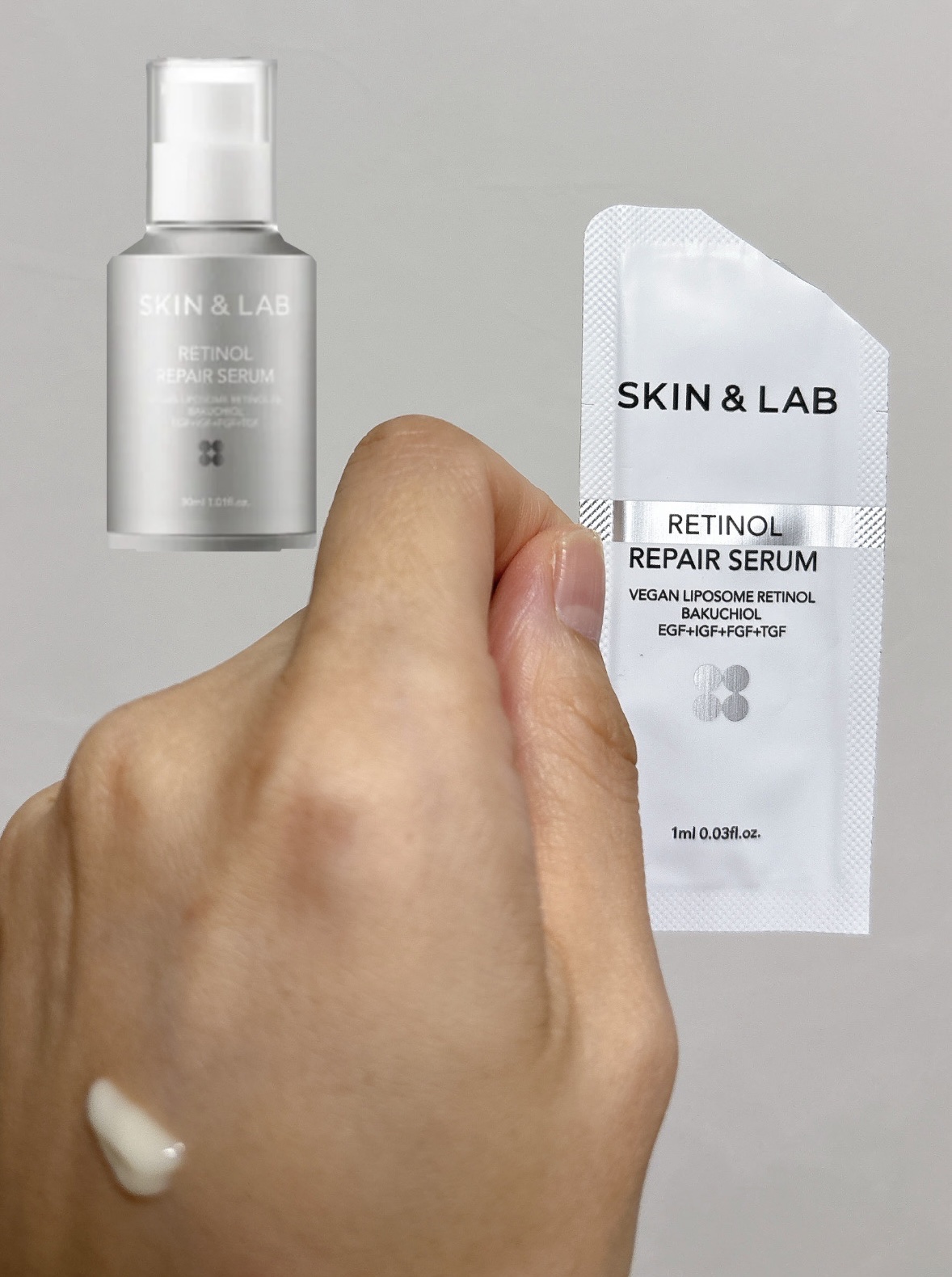 ヴィーガンリポソームレチノールセラム/SKIN&LAB/美容液を使ったクチコミ（1枚目）