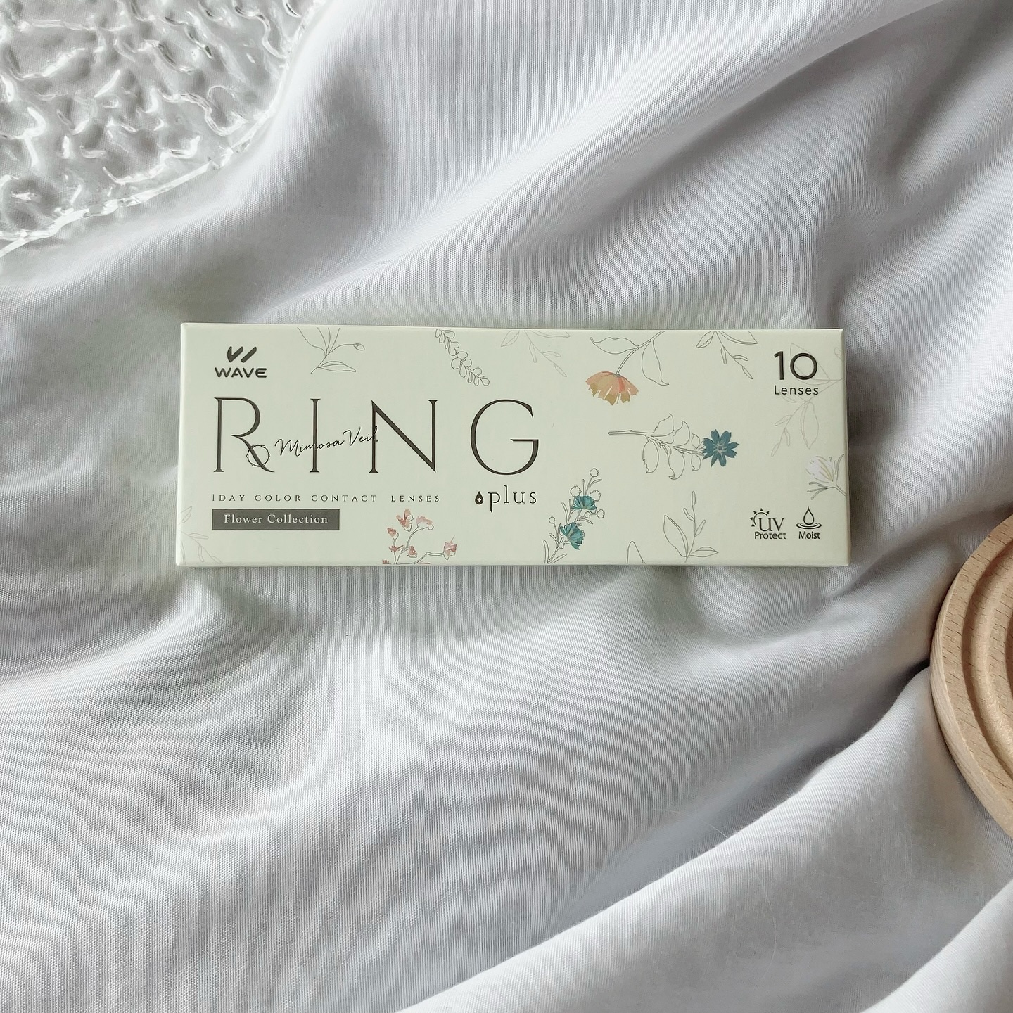WAVEワンデー UV リング プラス フラワーコレクション/WAVE/ワンデー（１DAY）カラコンを使ったクチコミ（3枚目）