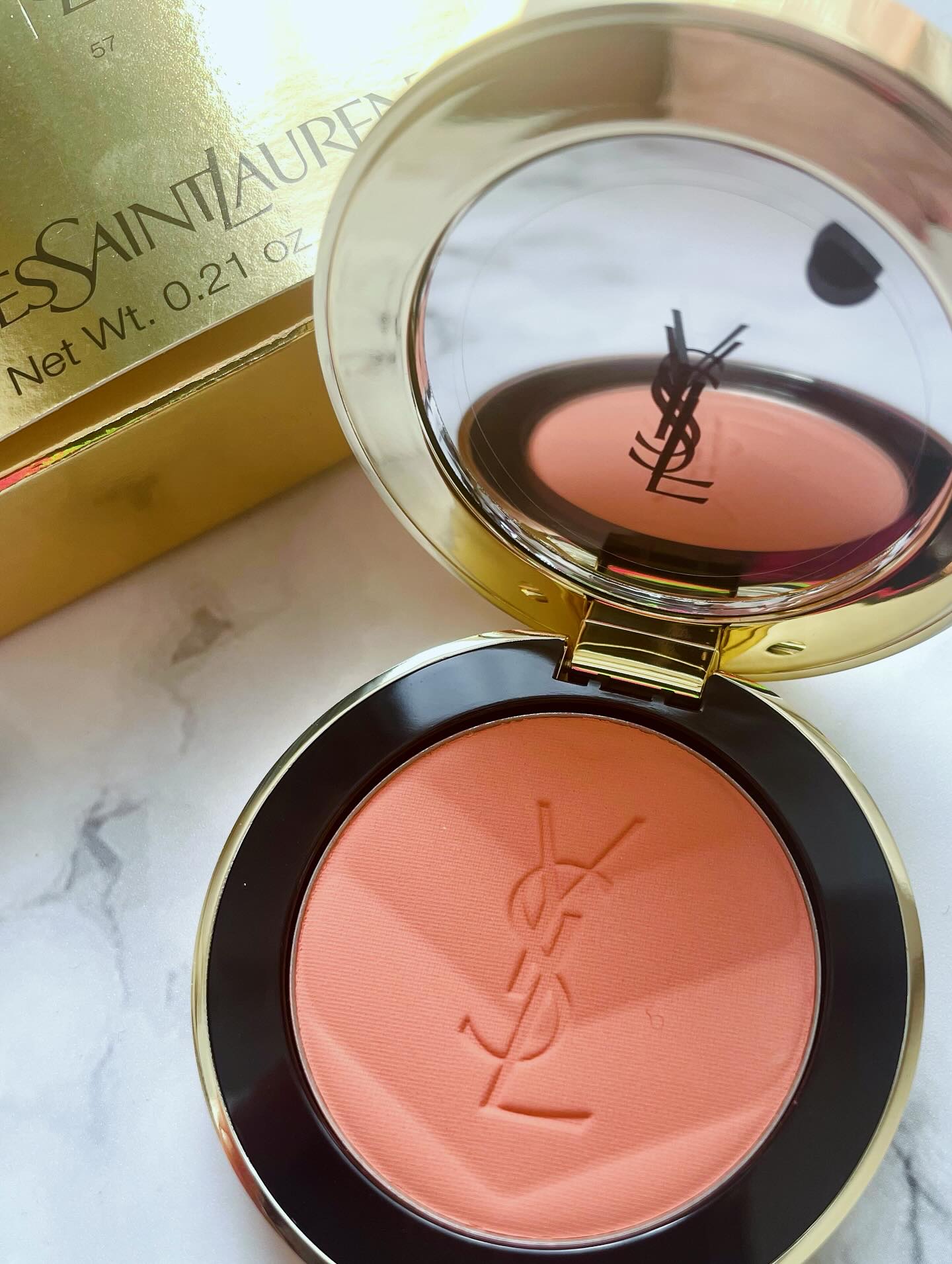 YSL メイクミーブラッシュ パウダー/YVES SAINT LAURENT BEAUTE/パウダーチークを使ったクチコミ（3枚目）