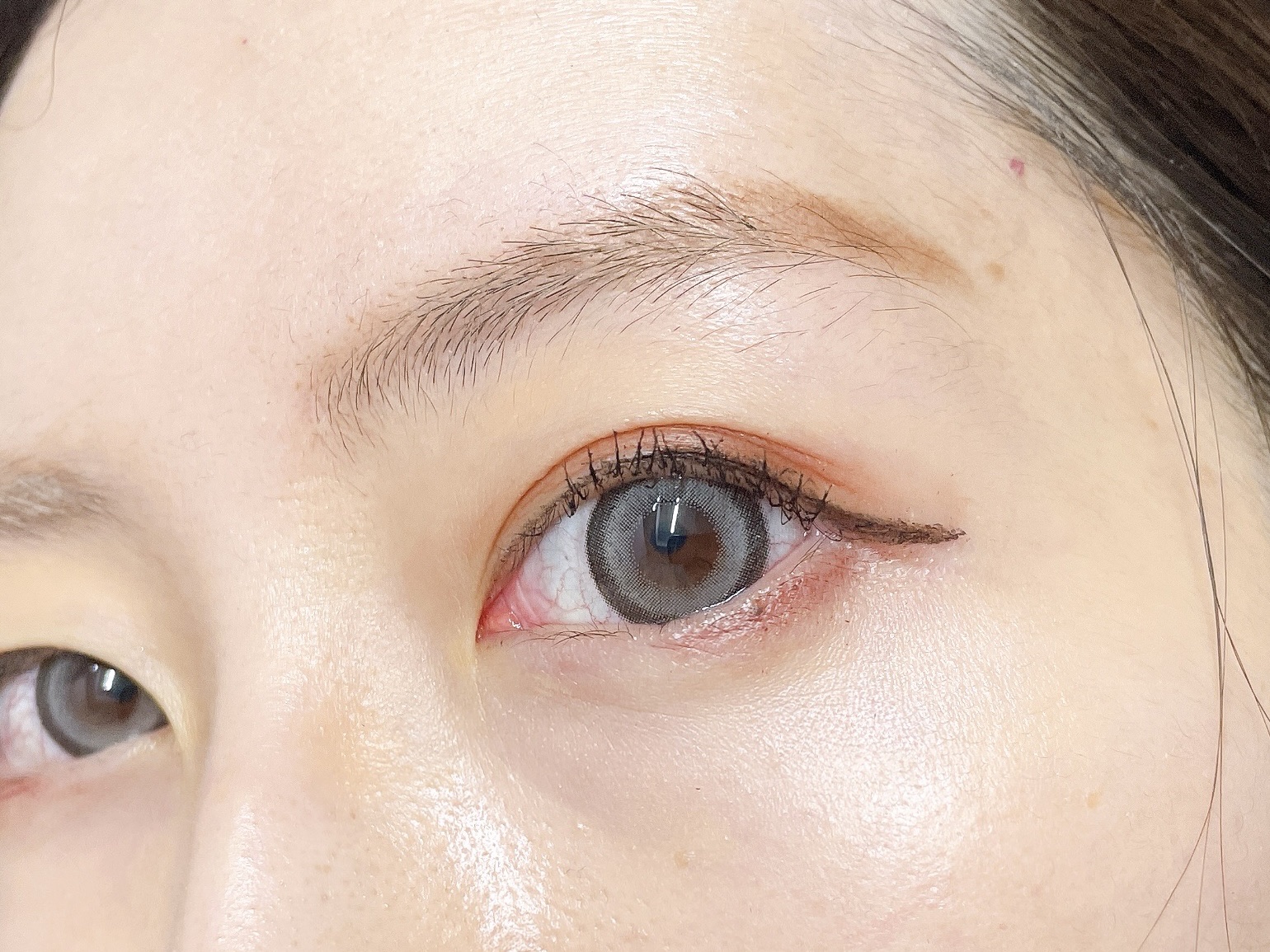 michou 1day ベイビーグレー/michou/ワンデー（１DAY）カラコンを使ったクチコミ（1枚目）