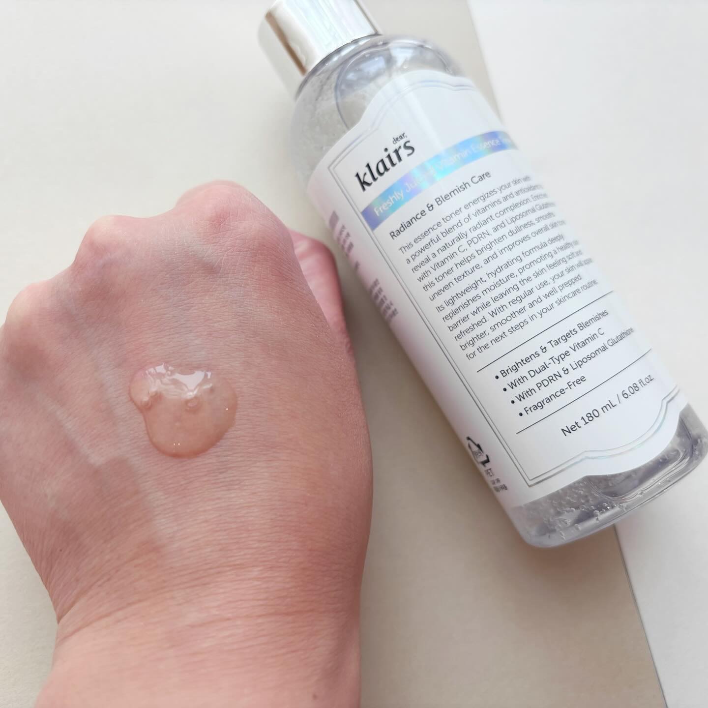 フレッシュリージュースドビタミンドロップ(35ml)/Klairs/美容液を使ったクチコミ（2枚目）