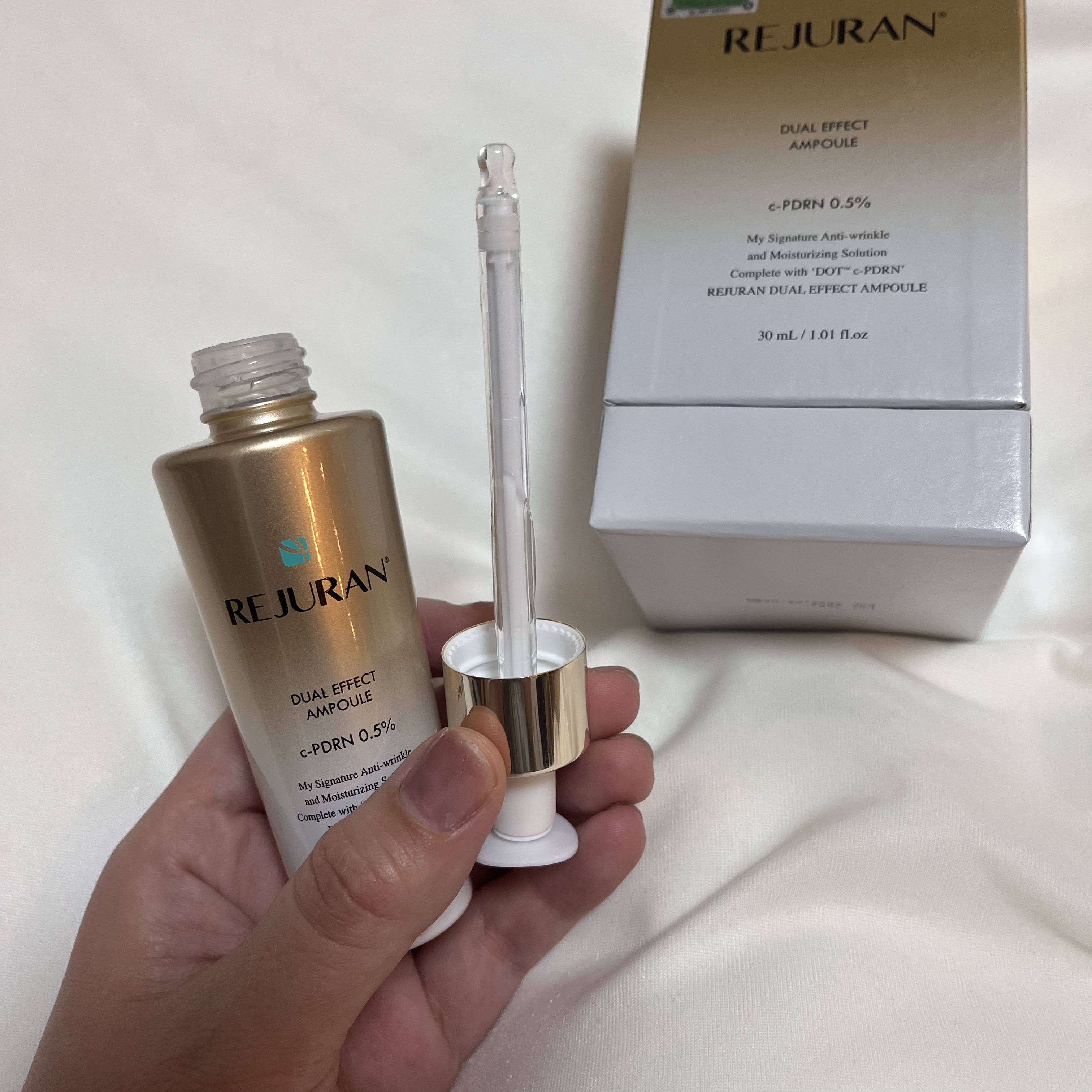 REJURAN デュアル エフェクト アンプル 30mL/REJURAN COSMETICS/美容液を使ったクチコミ（3枚目）