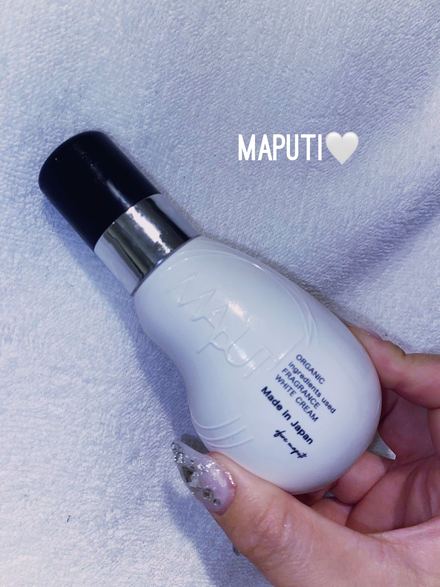 オーガニックフレグランスホワイトクリーム/MAPUTI/デリケートゾーンケアを使ったクチコミ(1枚目)
