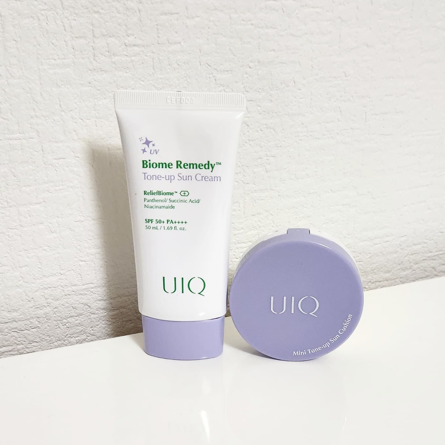 バイオームレメディパープルトーンアップUVクリーム/UIQ/日焼け止めクリームを使ったクチコミ（1枚目）