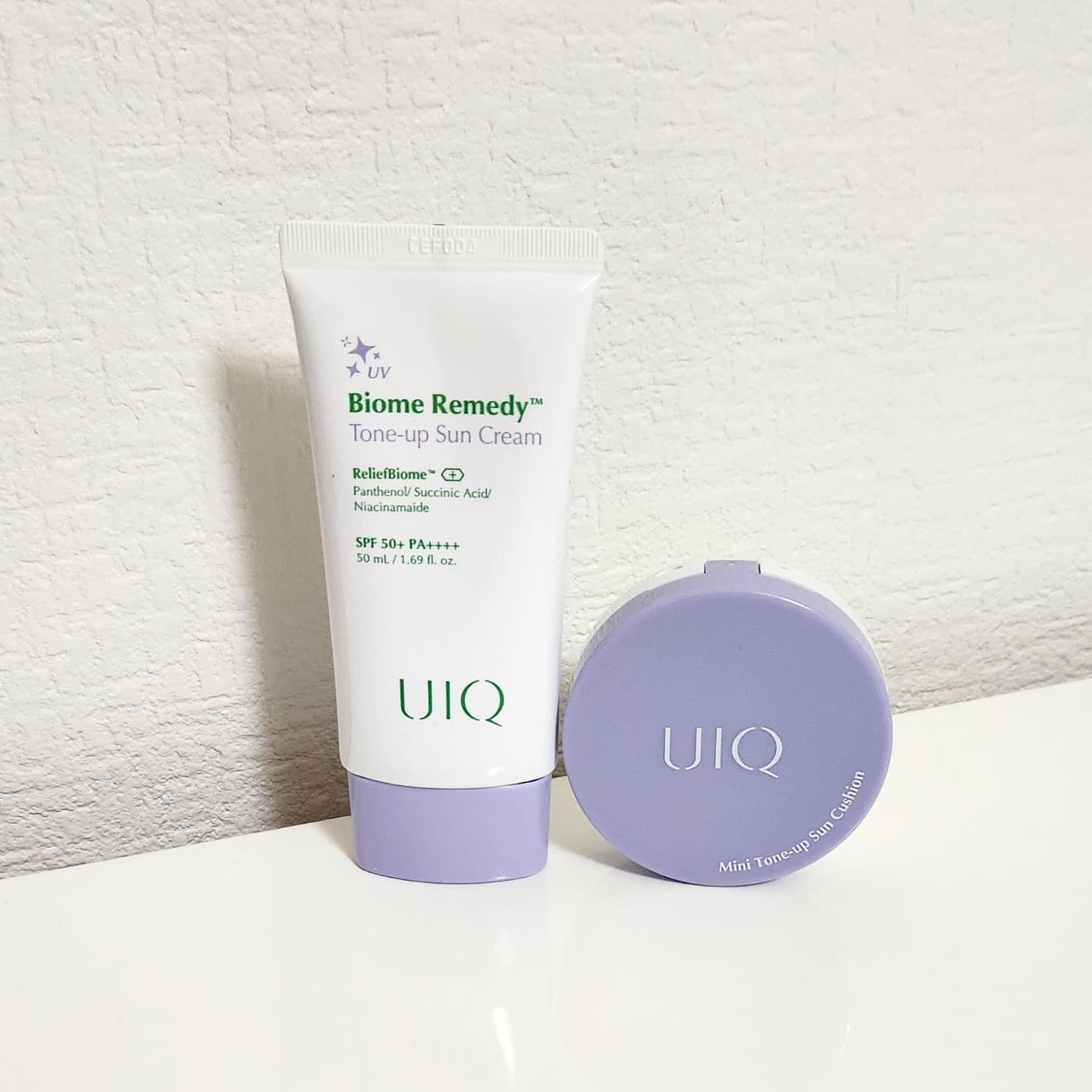 バイオームレメディパープルトーンアップUVクリーム/UIQ/日焼け止めクリームを使ったクチコミ(1枚目)