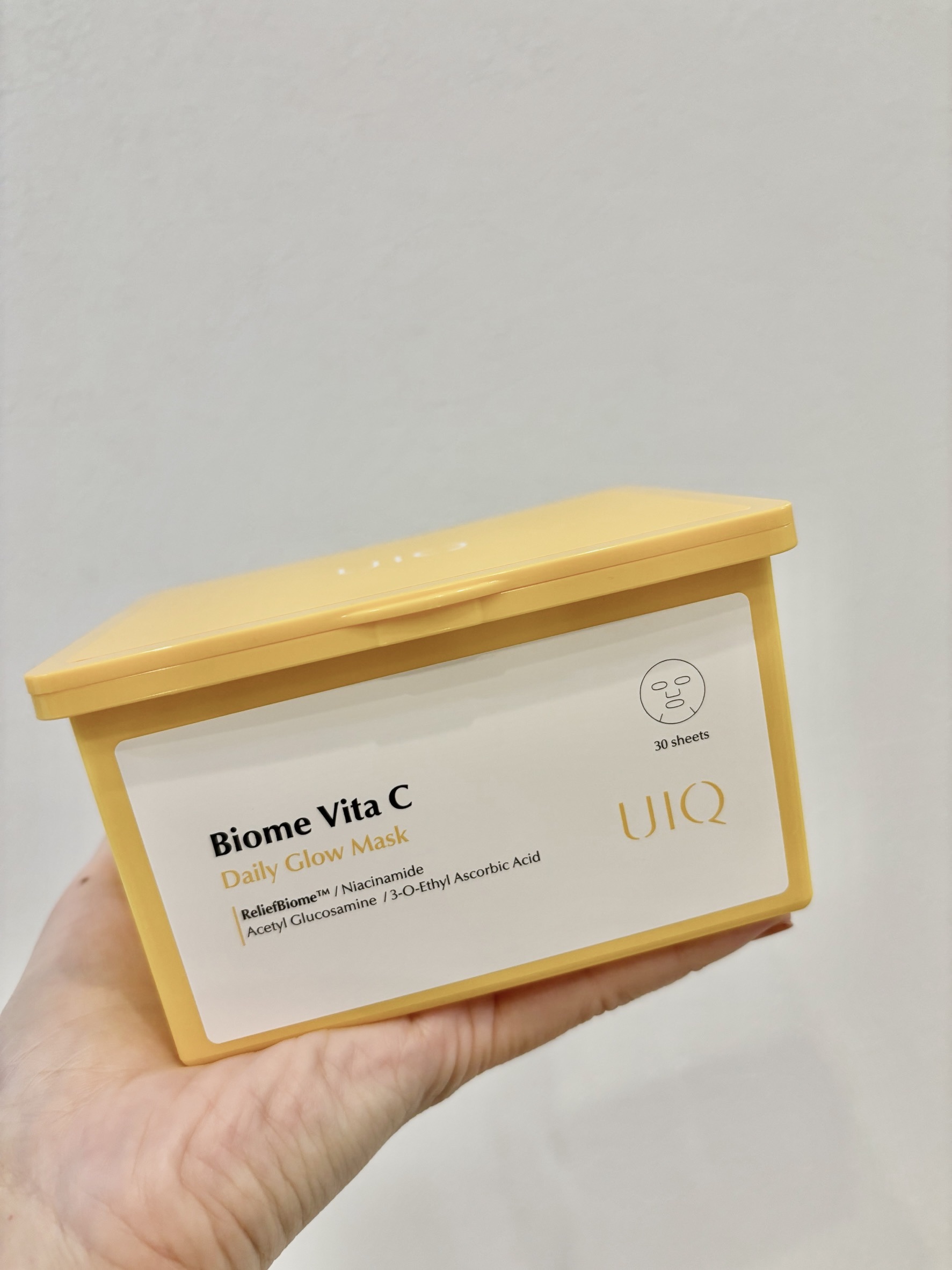 バイオームビタCグローデイリーシートマスク/UIQ/シートマスク・パックを使ったクチコミ（1枚目）