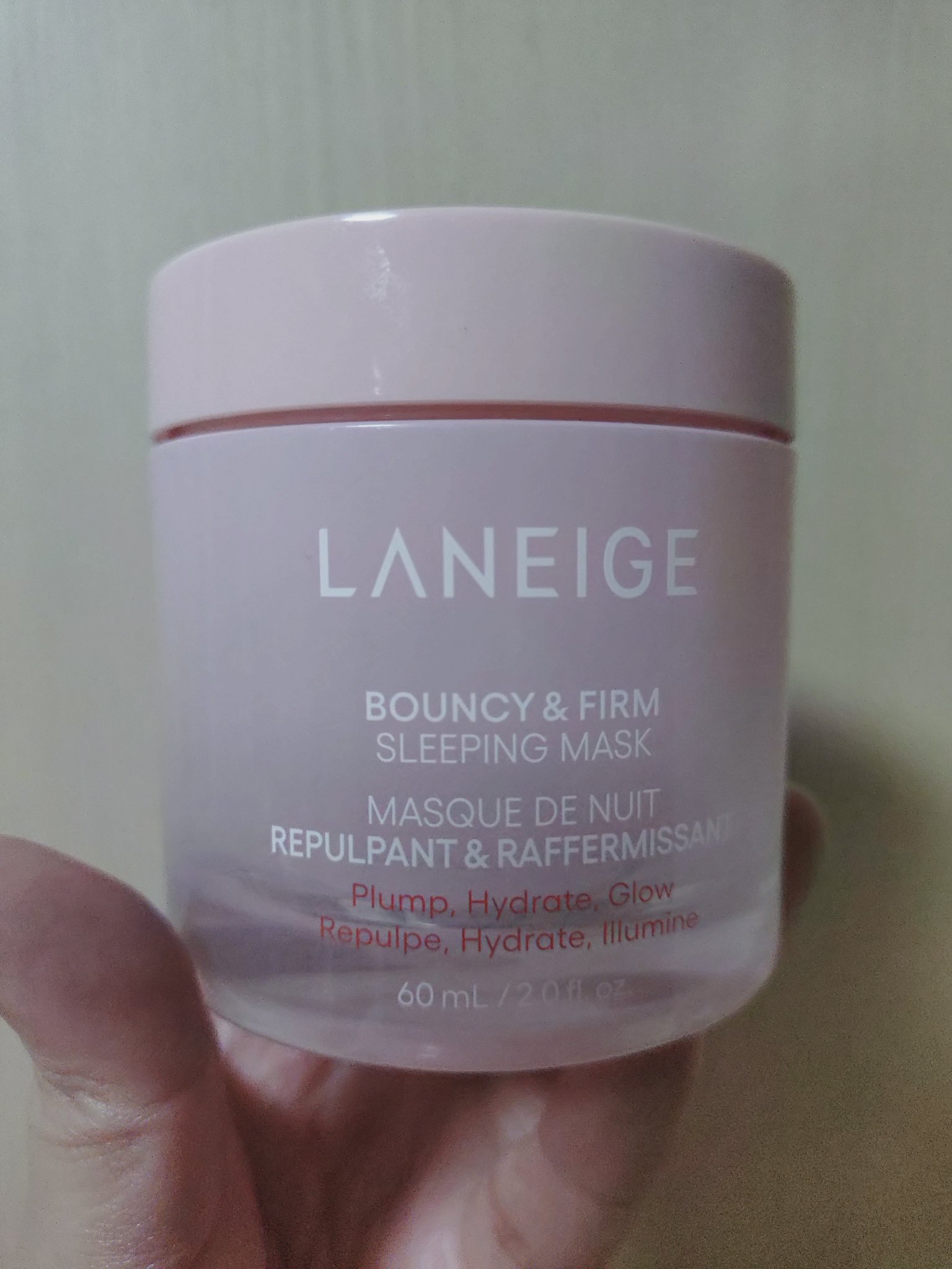 バウンシースリーピングマスク/LANEIGE/フェイスクリームを使ったクチコミ（1枚目）