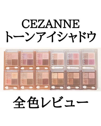 ベージュトーンアイシャドウ/CEZANNE/アイシャドウパレットを使ったクチコミ(1枚目)