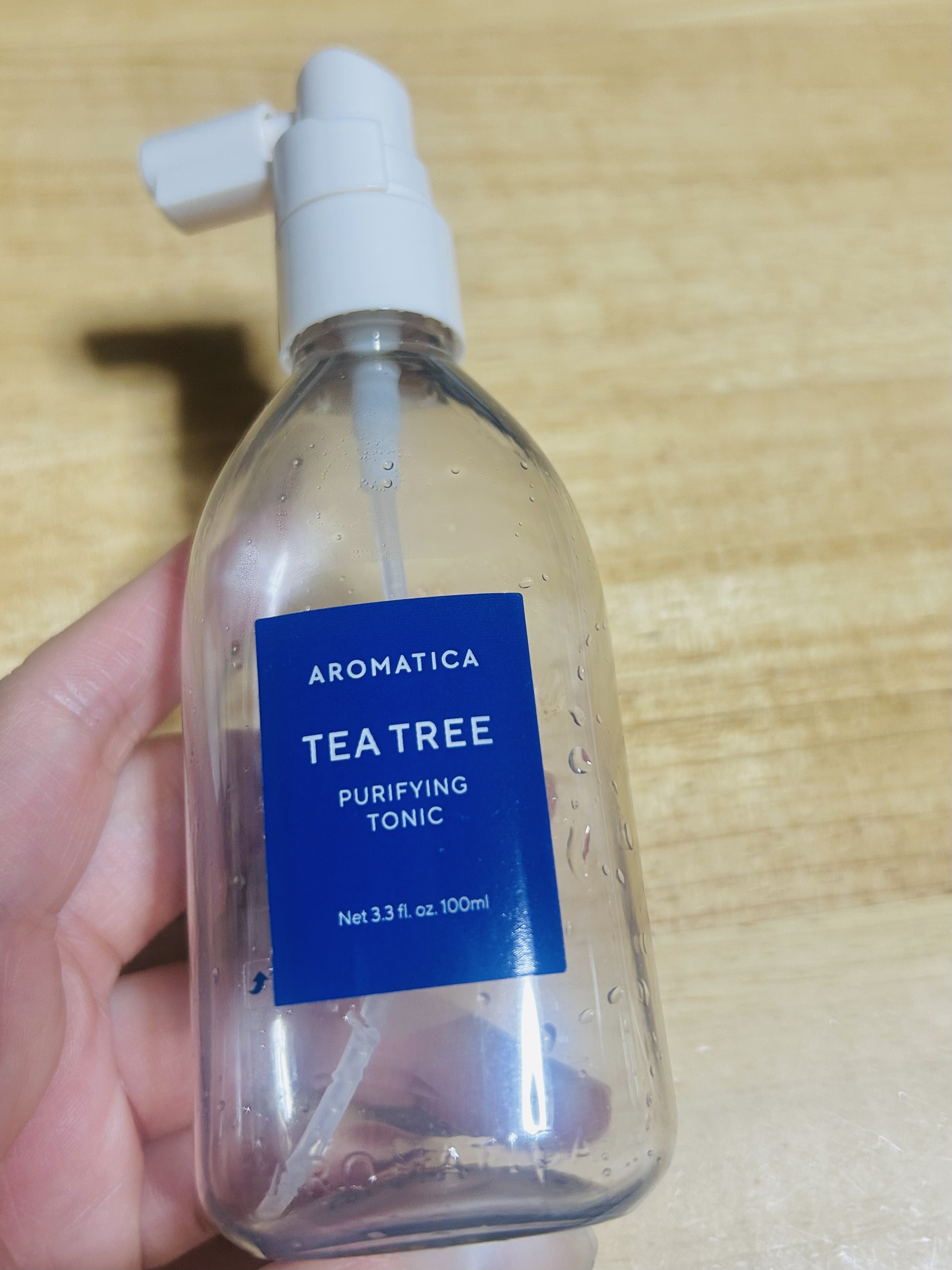 ティーツリーピュリファイングトニック/AROMATICA/頭皮ローションを使ったクチコミ（1枚目）