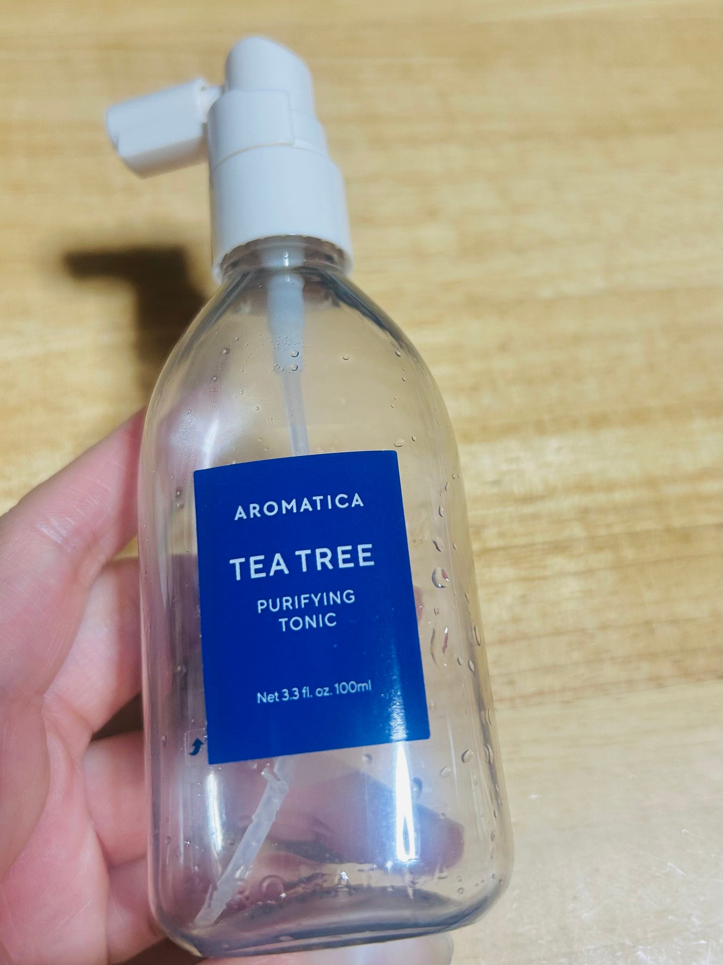 ティーツリーピュリファイングトニック/AROMATICA/頭皮ローションを使ったクチコミ(1枚目)