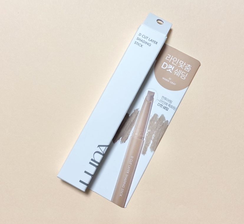 Dカットレイヤーシェーディングスティック 01 ウォームグレー/LUNA/シェーディングを使ったクチコミ（1枚目）