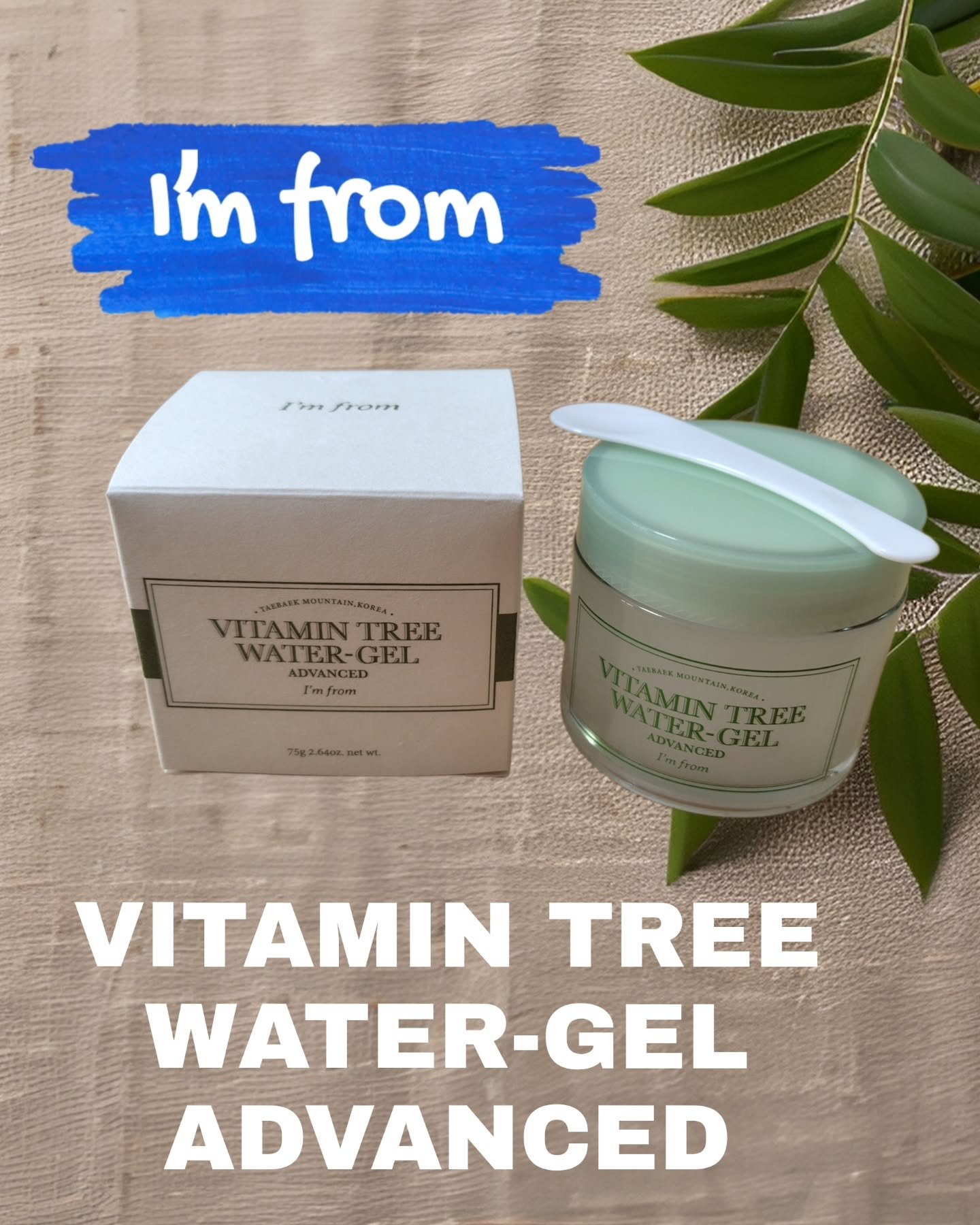 ビタミンウォータージェルアドバンスド/I'm from/フェイスクリームを使ったクチコミ（1枚目）