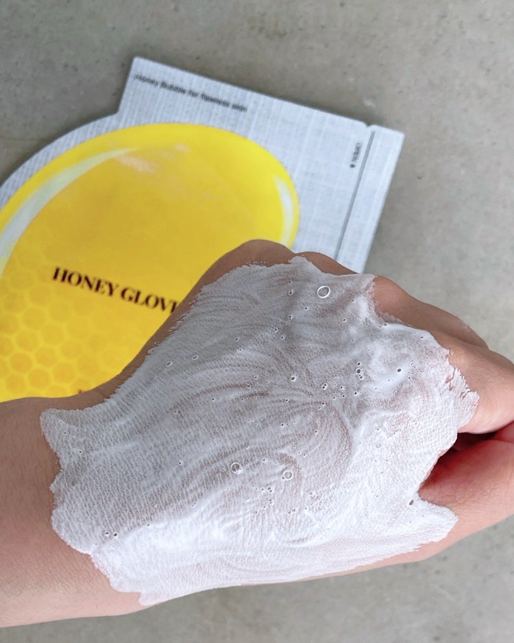 ハニーフィンガーグローブフォーポア/THE TOOL LAB/洗い流すパック・マスクを使ったクチコミ(3枚目)