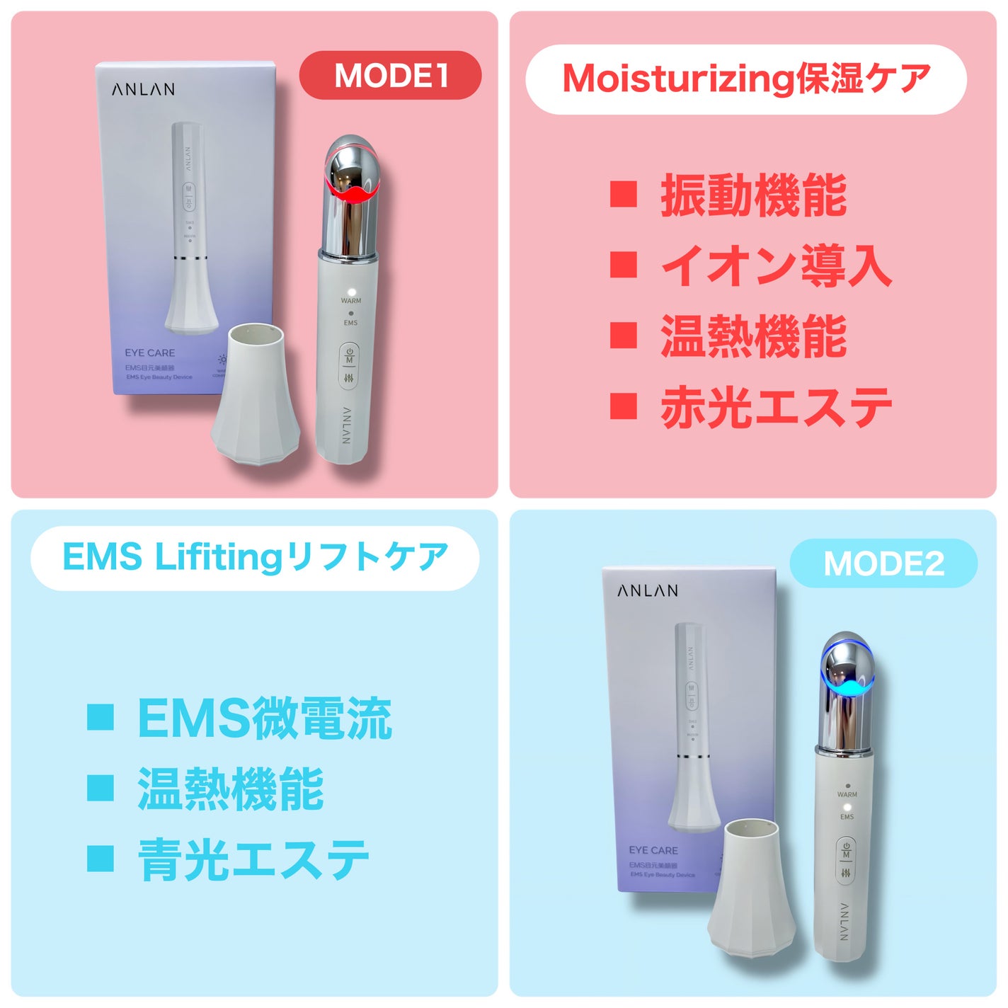 目元美顔器/ANLAN/美顔器・マッサージを使ったクチコミ(4枚目)