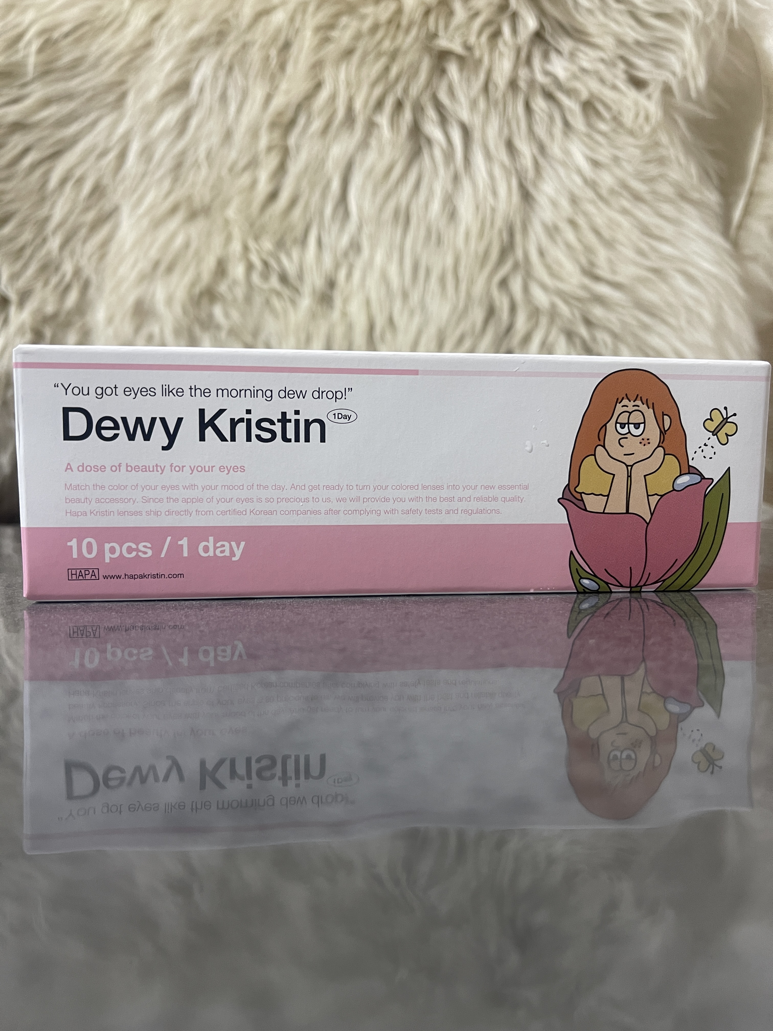 Dewy Kristin ブラウン/Hapa kristin/カラーコンタクトレンズを使ったクチコミ（1枚目）