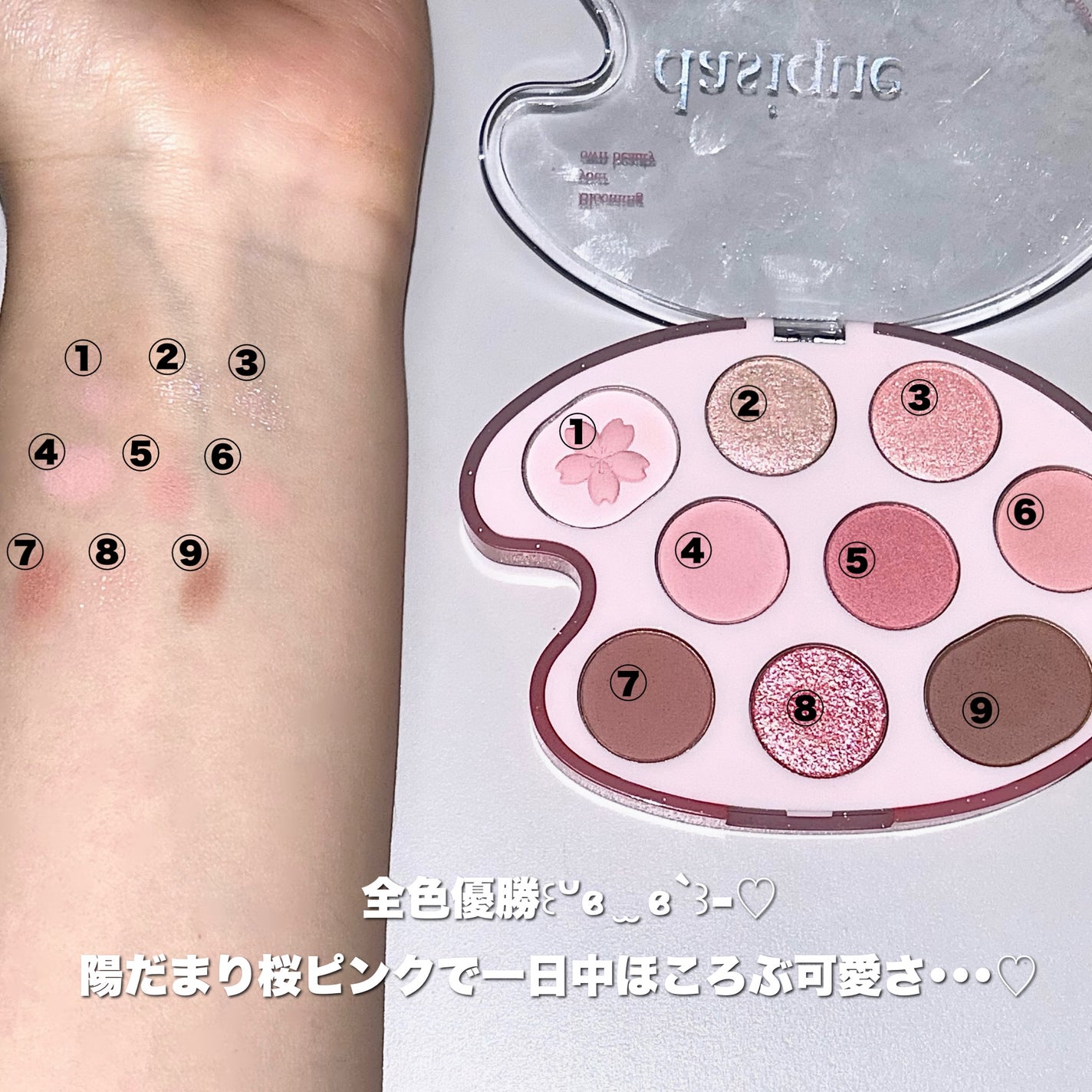 シャドウパレット/dasique/アイシャドウパレットを使ったクチコミ(2枚目)