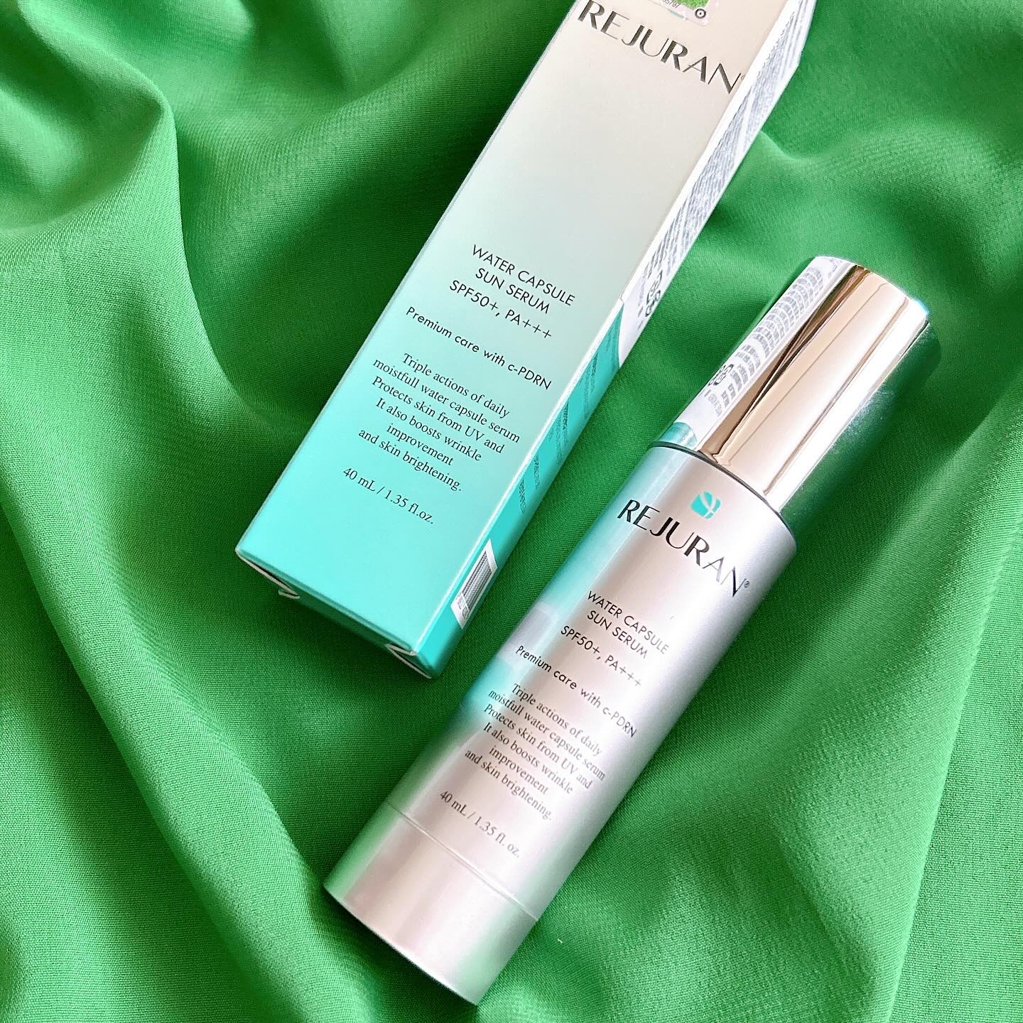 REJURAN ウォーターカプセルUV日焼け止めセラム SPF50+ PA+++ 40ml/REJURAN COSMETICS/日焼け止め・UVケアを使ったクチコミ（1枚目）