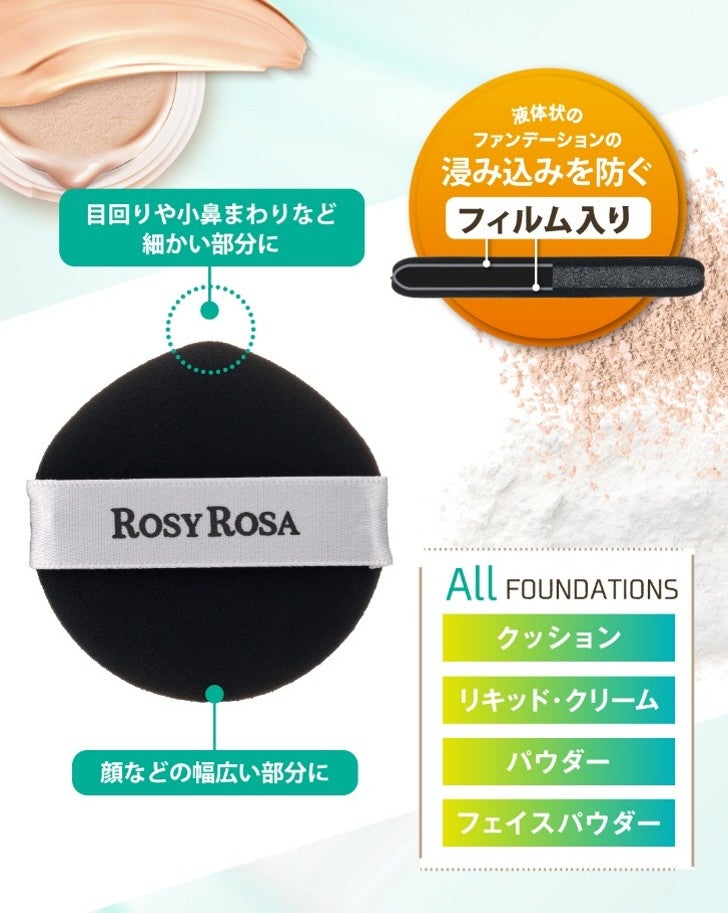マルチファンデパフ 2P/ロージーローザ/パフ・スポンジを使ったクチコミ(3枚目)