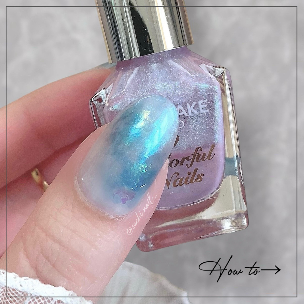 カラフルネイルズ/キャンメイク/マニキュアを使ったクチコミ（2枚目）