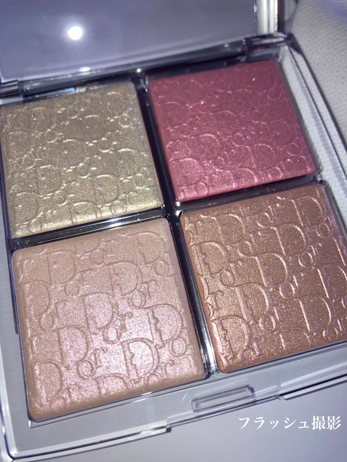 ディオール バックステージ フェイス グロウ パレット/Dior/ハイライトを使ったクチコミ（2枚目）