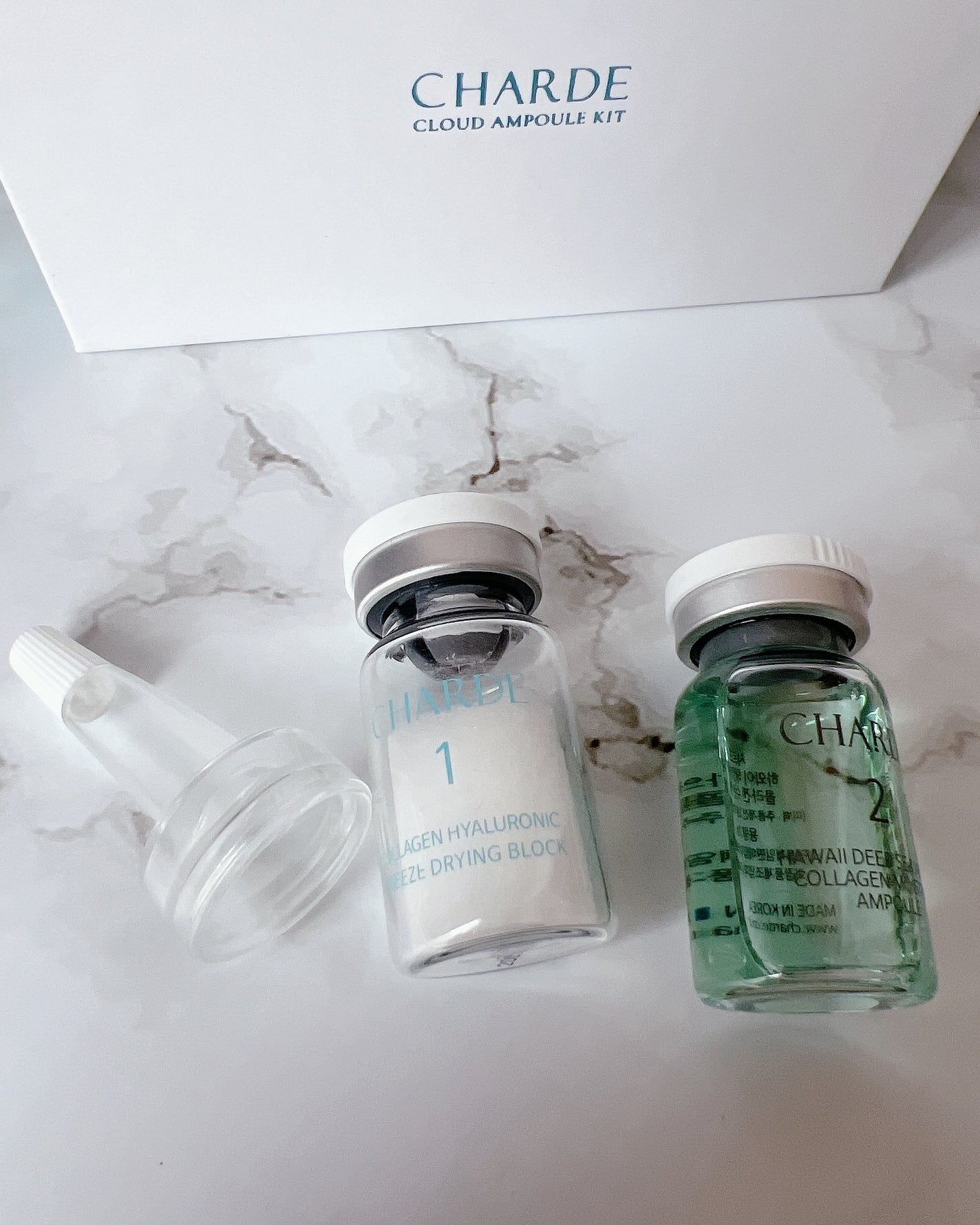 クラウドアンプル 1week キット/CHARDE/美容液を使ったクチコミ(3枚目)