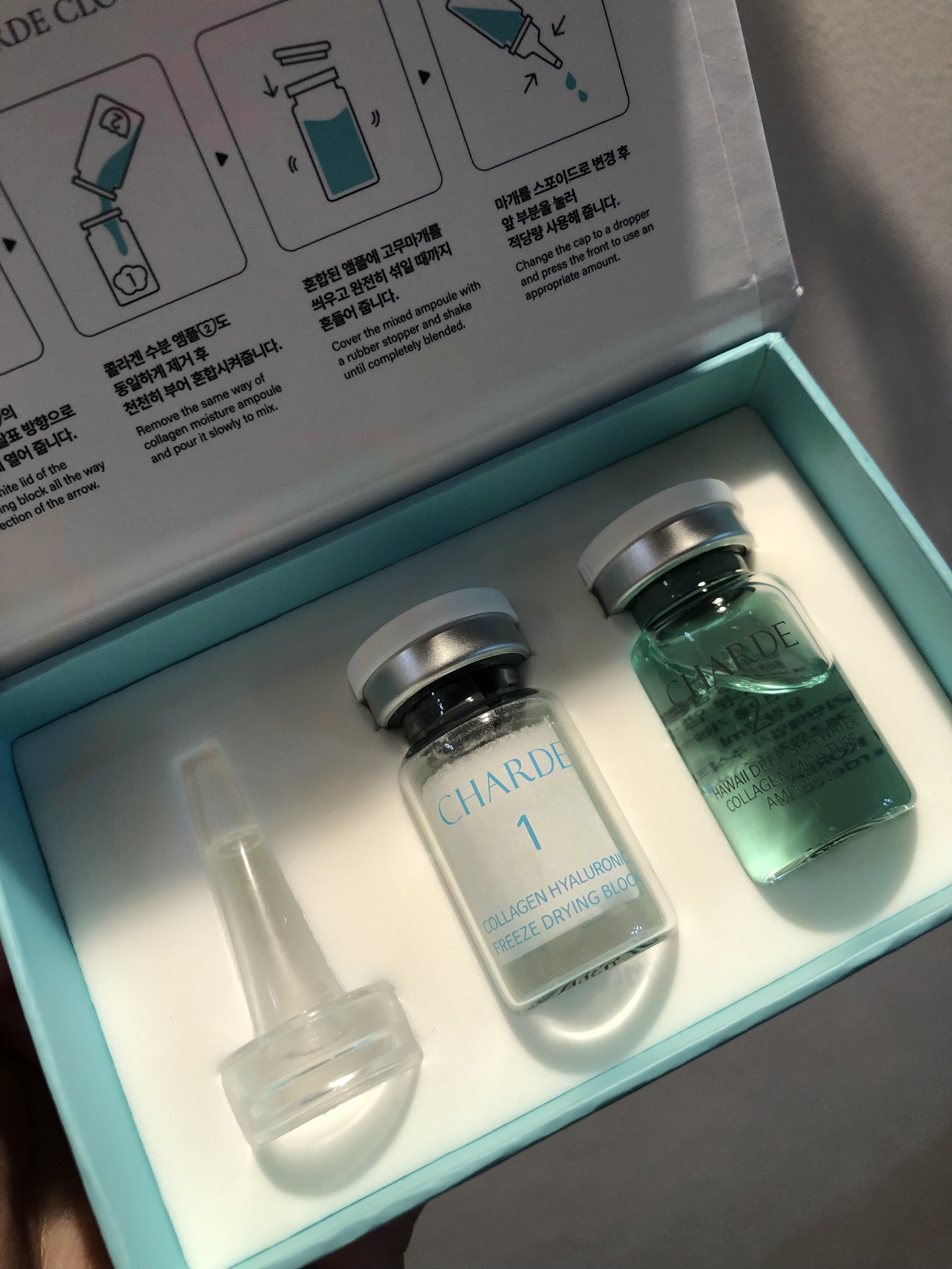 クラウドアンプル 1week キット/CHARDE/美容液を使ったクチコミ（2枚目）