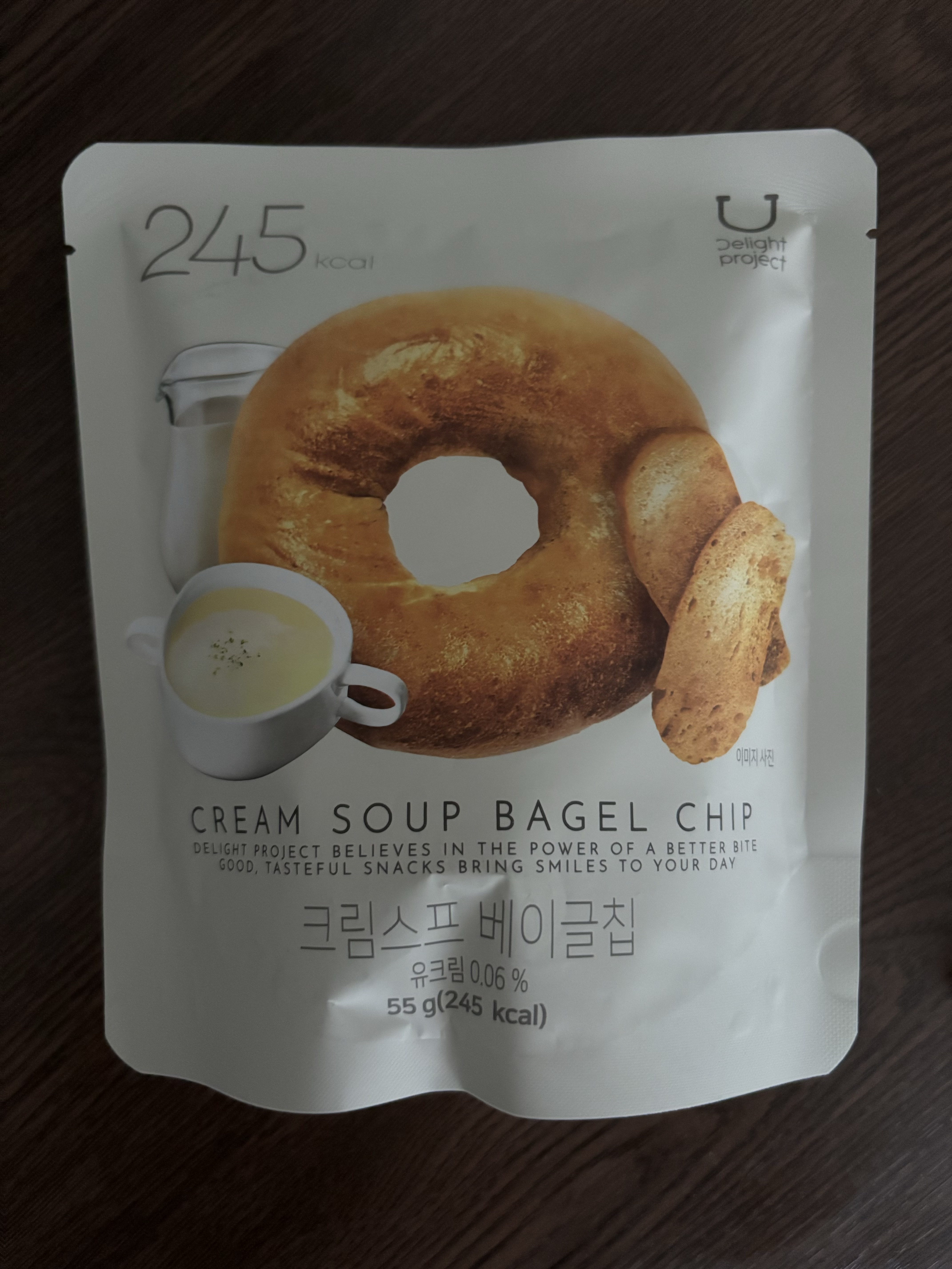 ベーグルチップ　クリームスープ/Delight project/その他食品を使ったクチコミ（1枚目）