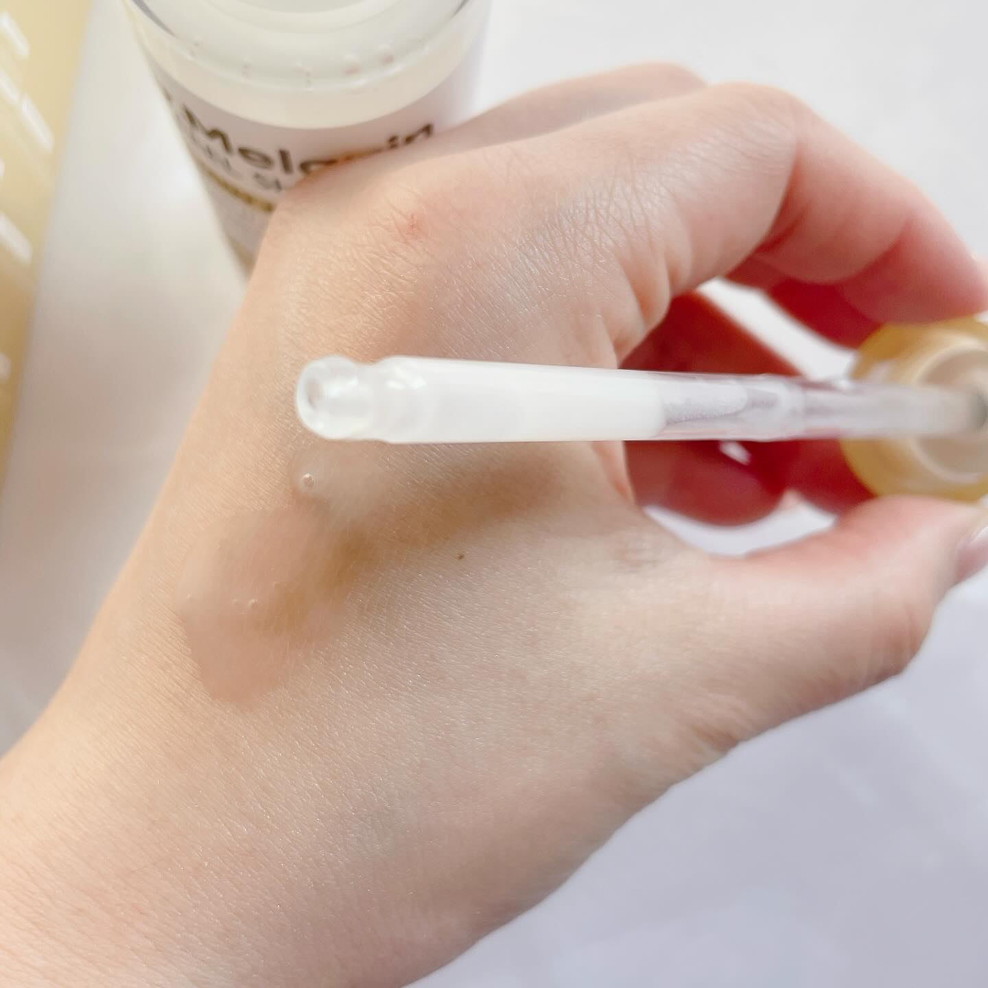 白米ピールショットゴマージュアンプル/Dr.Melaxin/美容液を使ったクチコミ（3枚目）