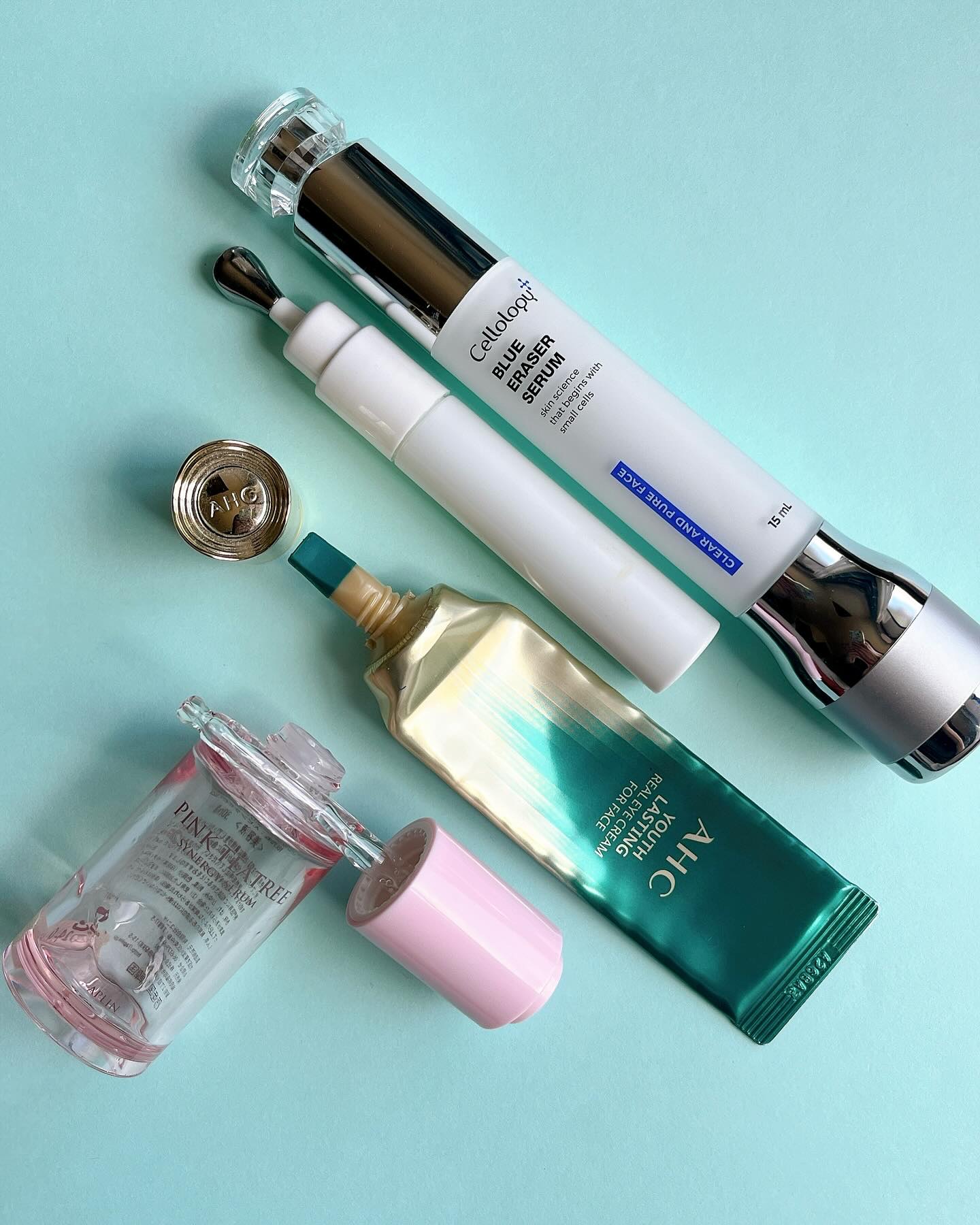 ピンクティーツリーシナジーセラム/APLIN/美容液を使ったクチコミ（3枚目）