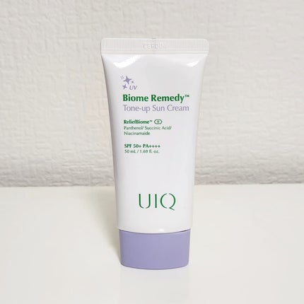 バイオームレメディパープルトーンアップUVクリーム/UIQ/日焼け止めクリームを使ったクチコミ(4枚目)