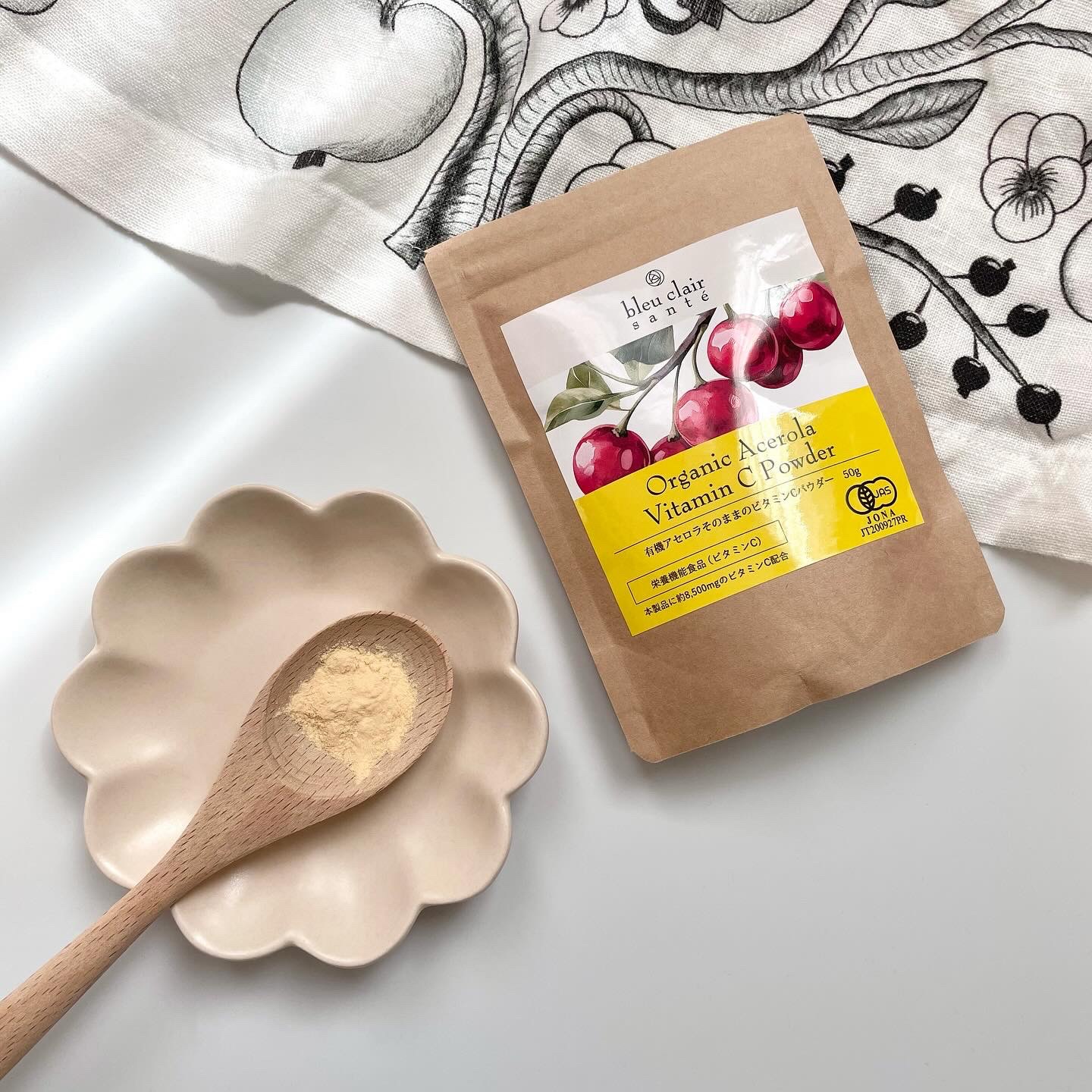 有機アセロラビタミンＣパウダー8500mg/ブルークレールサンテ/その他食品を使ったクチコミ（1枚目）