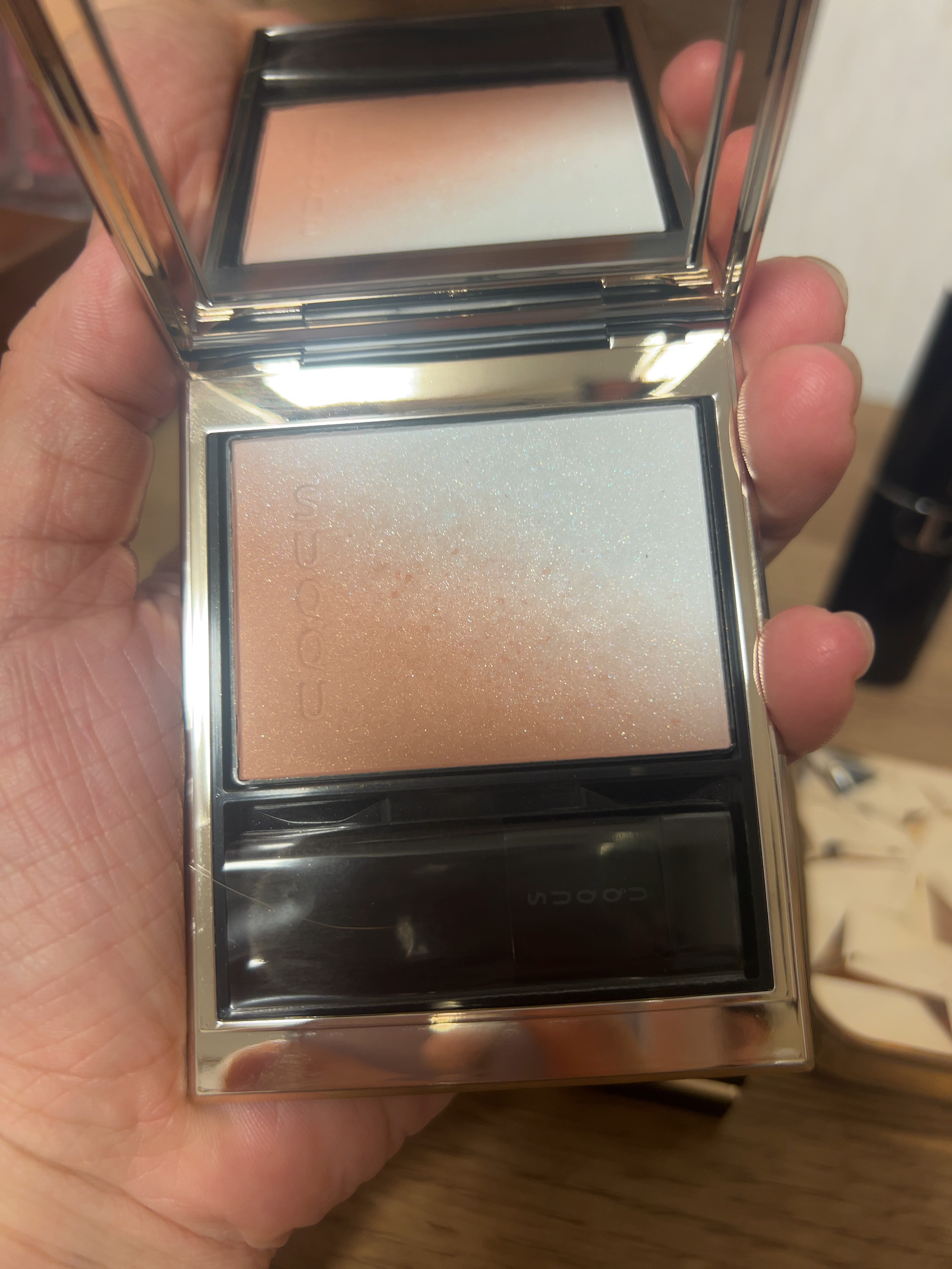 ディオールスキン フォーエヴァー トーンアップ グロウ クッション（リフィル）/Dior/ベースメイクを使ったクチコミ（3枚目）