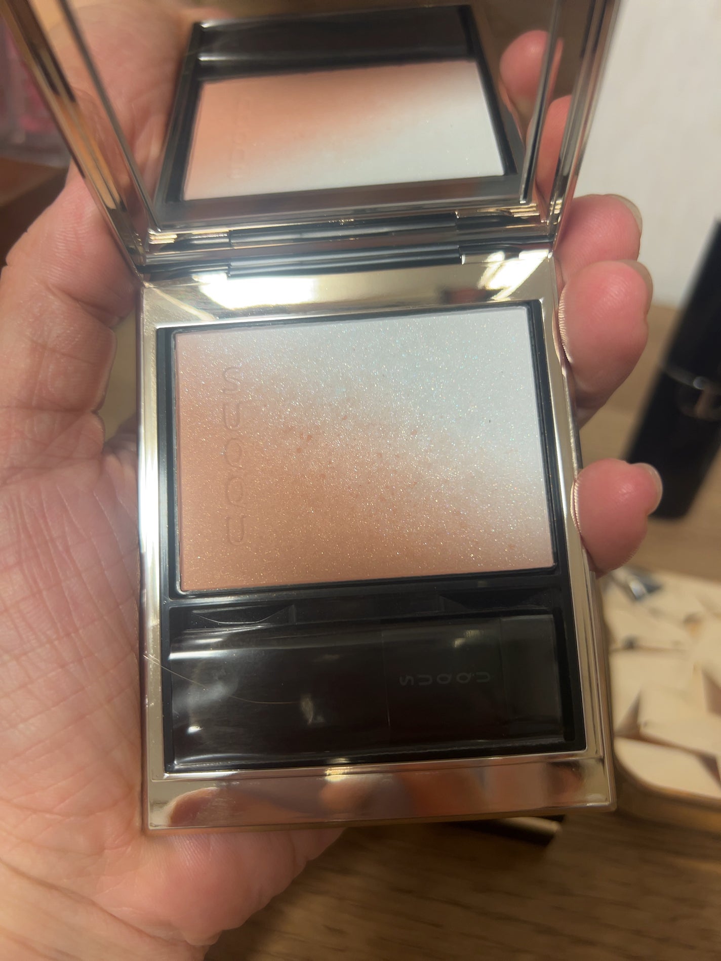 コントアメイクアップブラシ /ロージーローザ/メイクブラシを使ったクチコミ(3枚目)