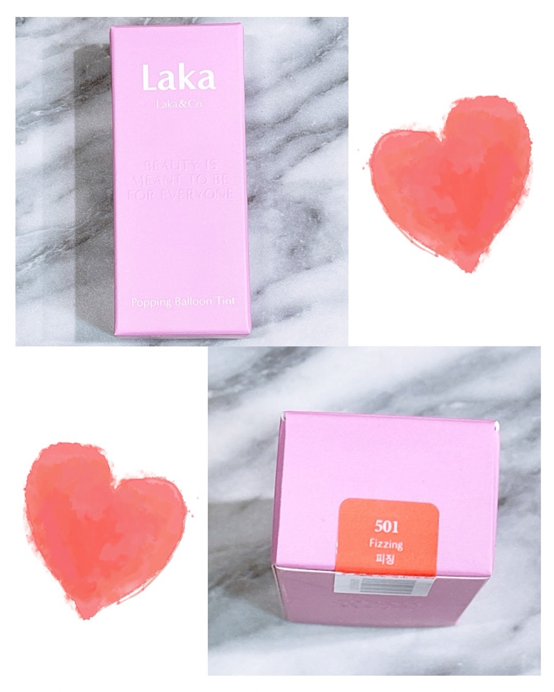 ポッピングバルーンティント/Laka/リップティントを使ったクチコミ（2枚目）