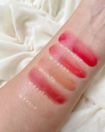 メルティングムードリップ&チーク/moonshot/ジェル・クリームチークを使ったクチコミ(2枚目)