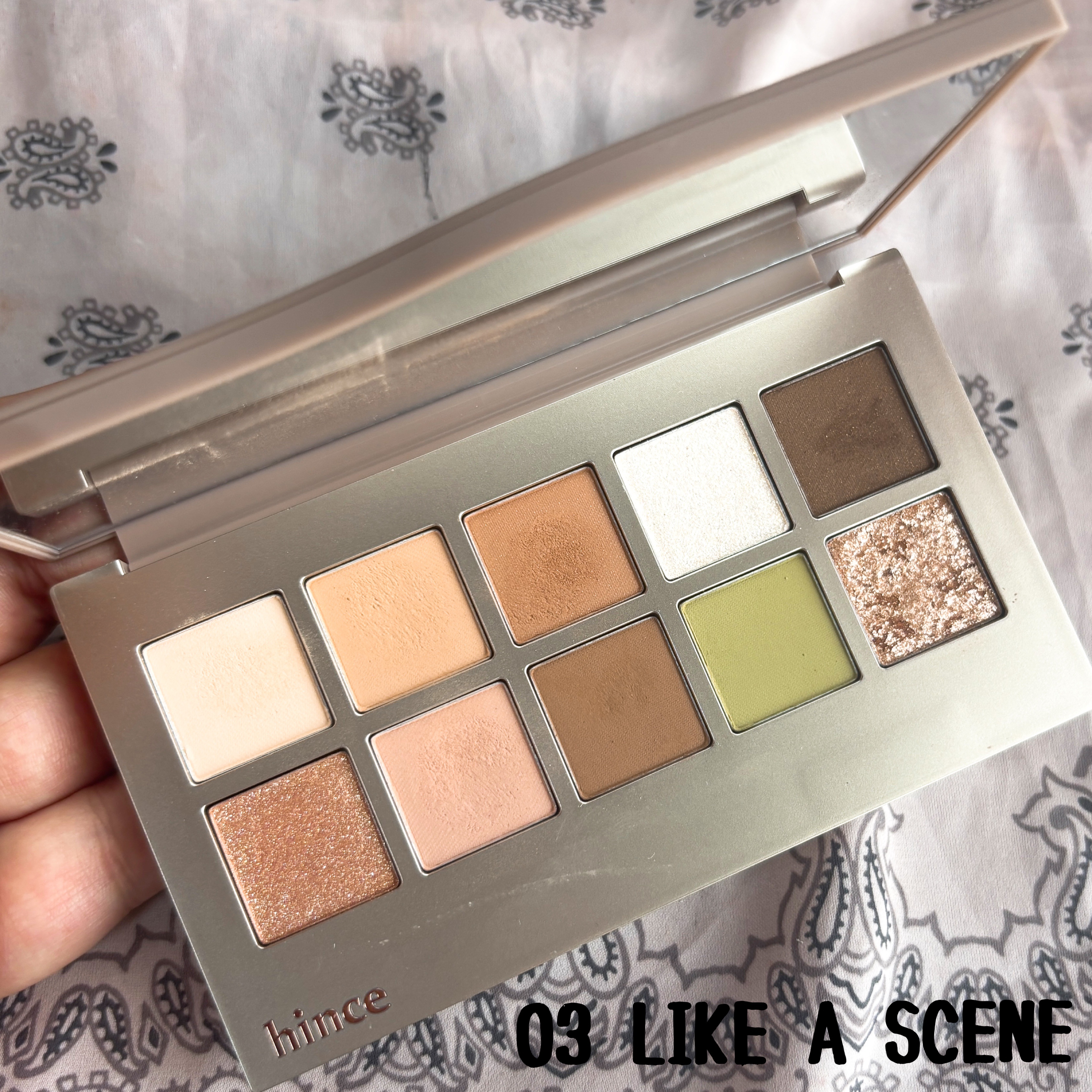 ニューデップスアイシャドウパレット/hince/アイシャドウパレットを使ったクチコミ（2枚目）