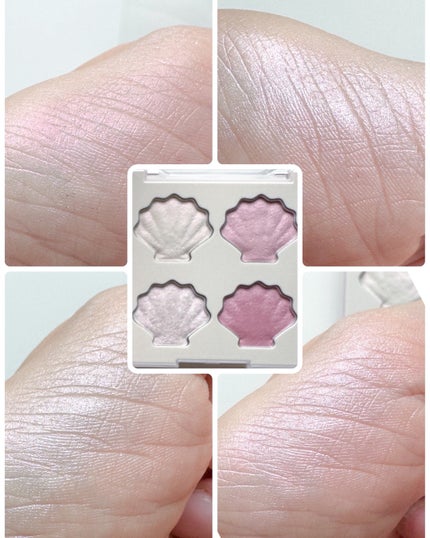 シャイングロイハイライターパレット/dasique/クリームハイライトを使ったクチコミ(2枚目)