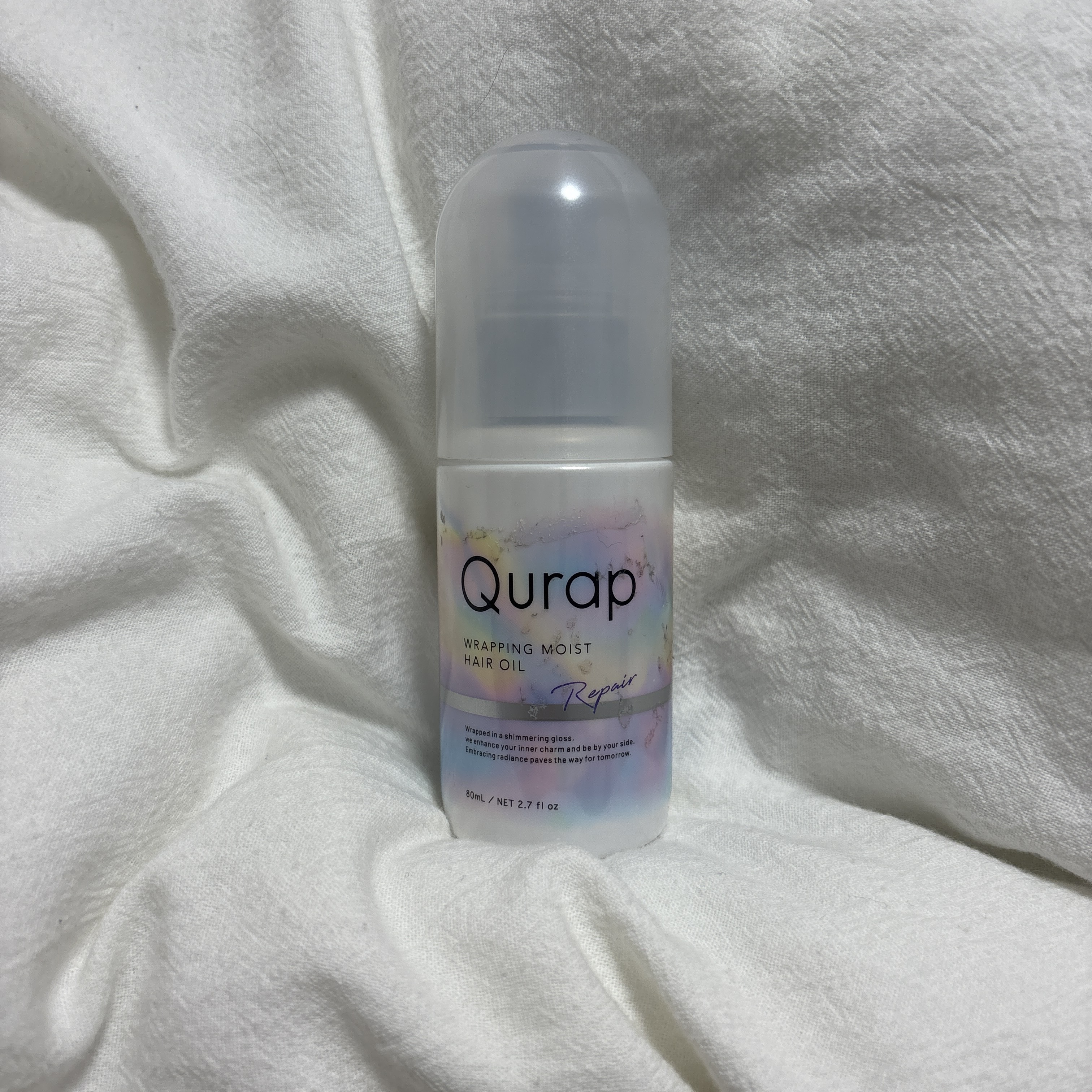 ラッピングモイストヘアオイル/Qurap/ヘアオイルを使ったクチコミ（1枚目）