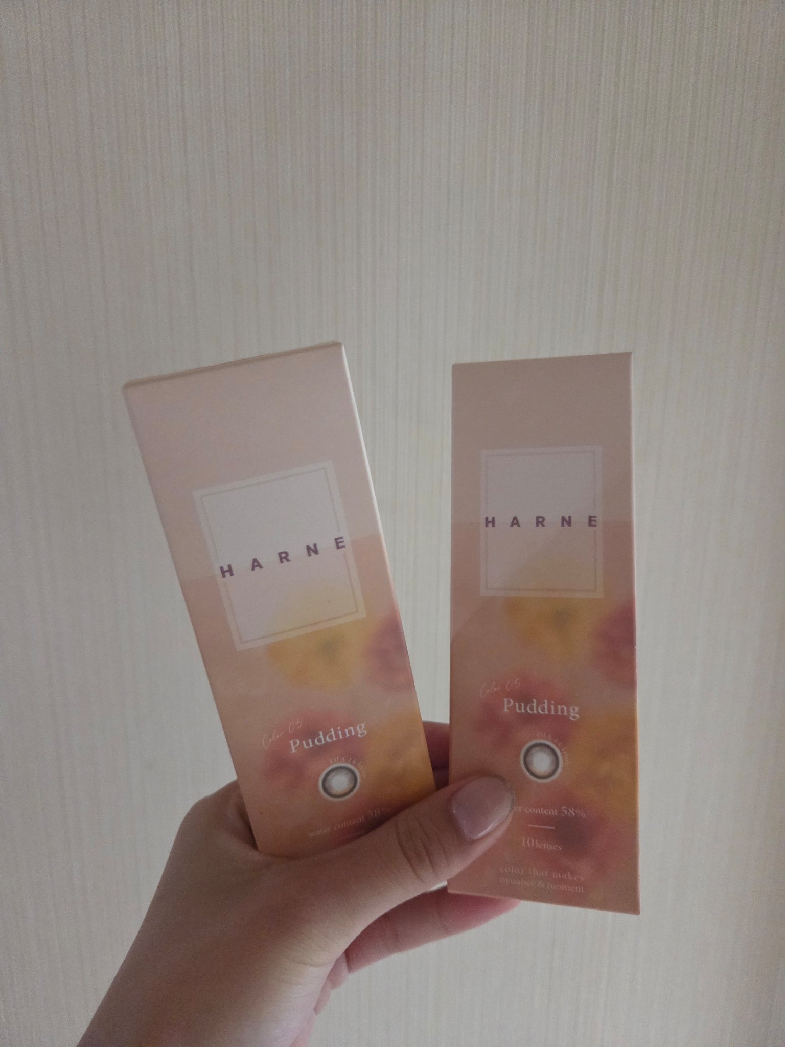 HARNE 1day プディング/HARNE/ワンデー（１DAY）カラコンを使ったクチコミ（1枚目）