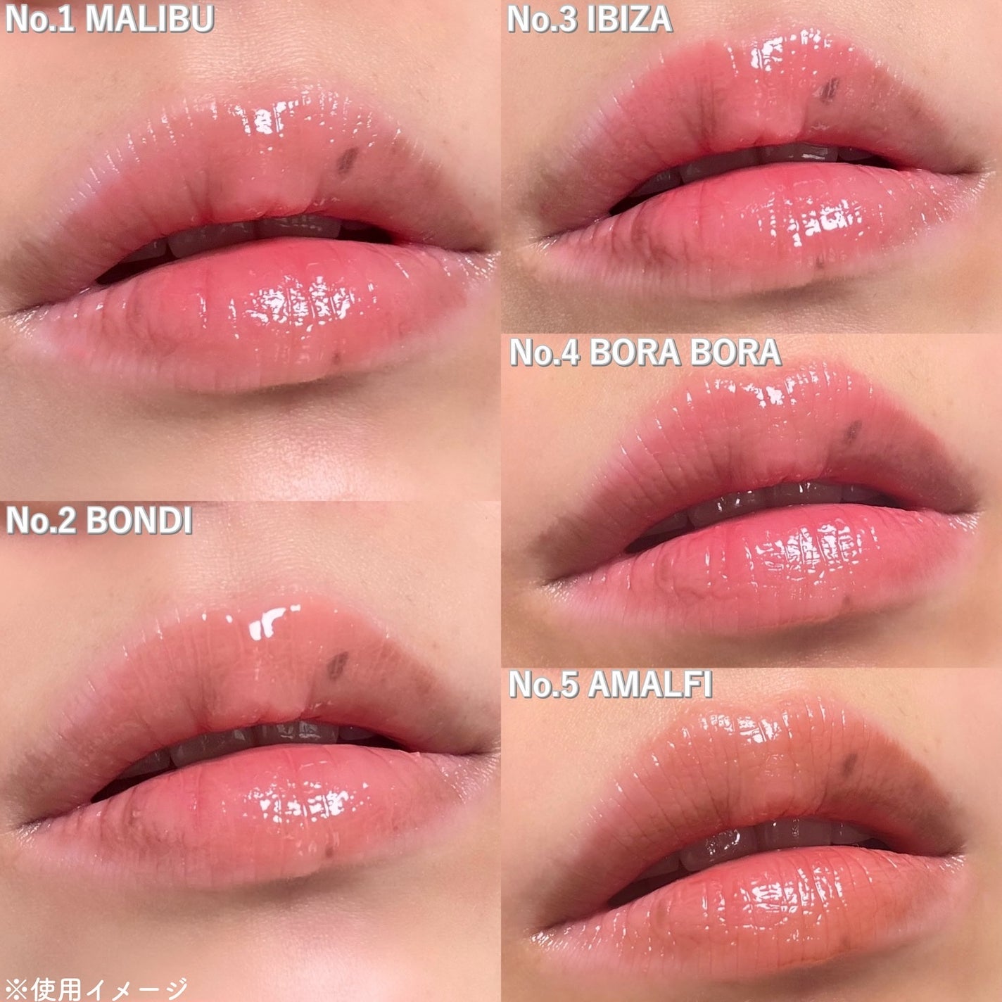 Sunset Dazzle Gloss Balm/unleashia/リップグロスを使ったクチコミ(4枚目)